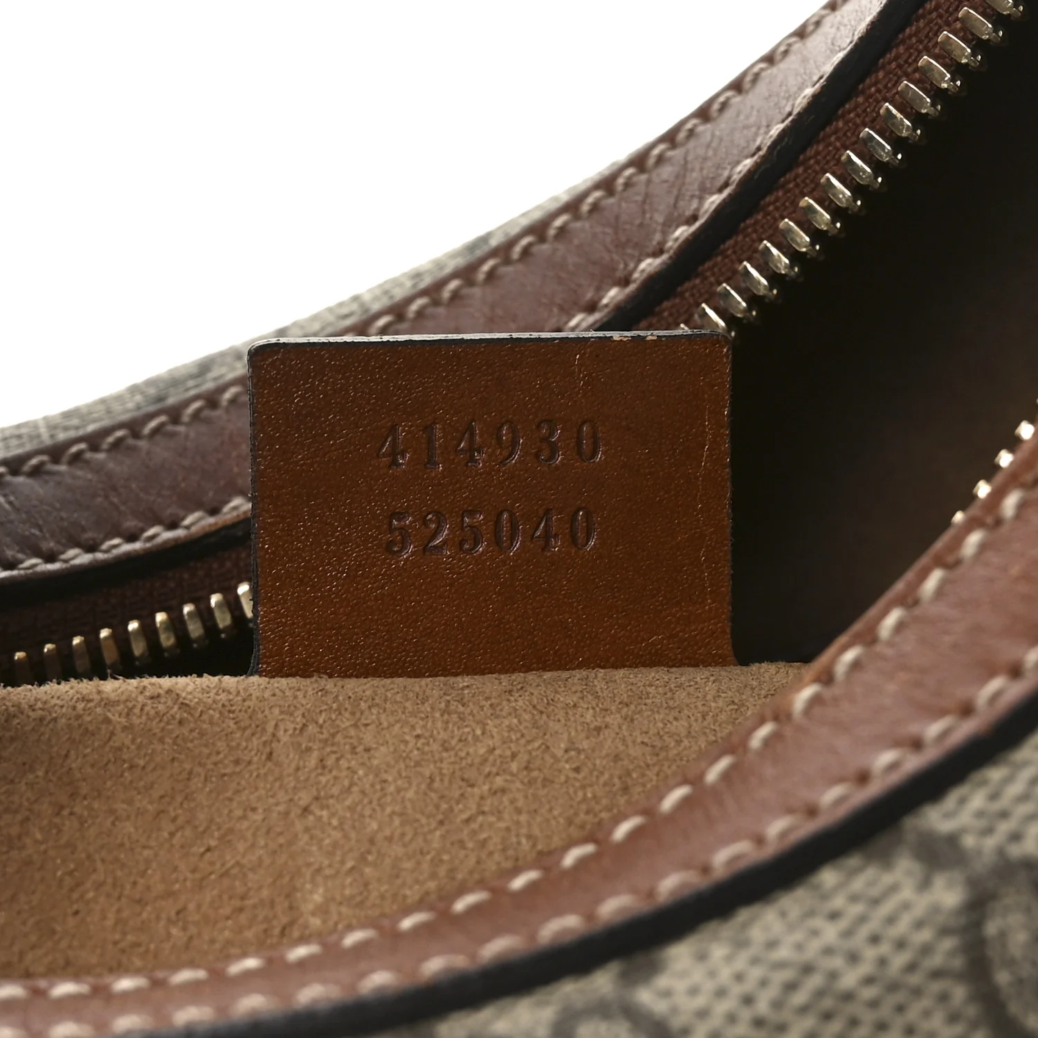 GG Supreme Monogram Linea A Hobo Brown - Image 7