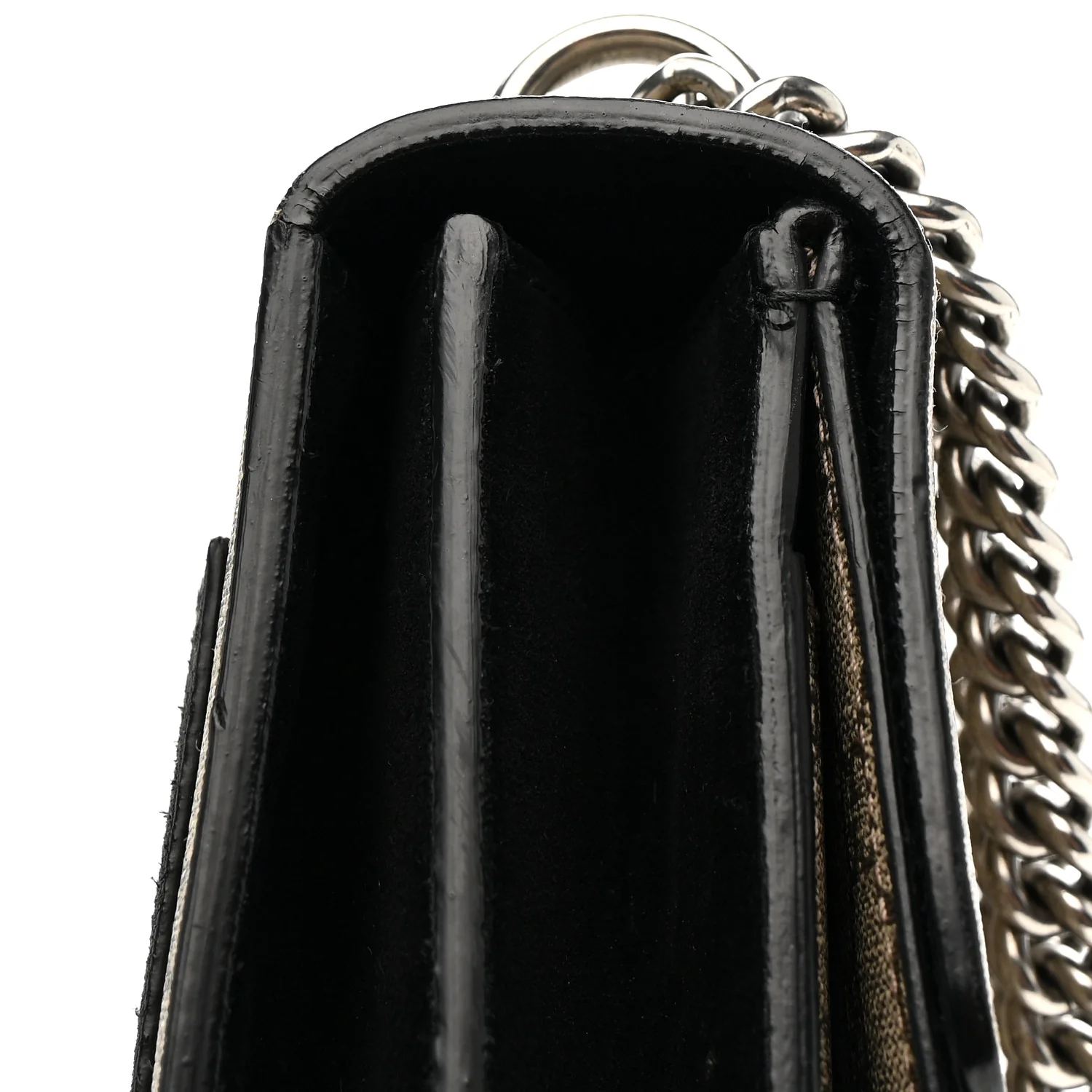 GG Supreme Monogram Medium Dionysus Shoulder Bag Black - Image 20