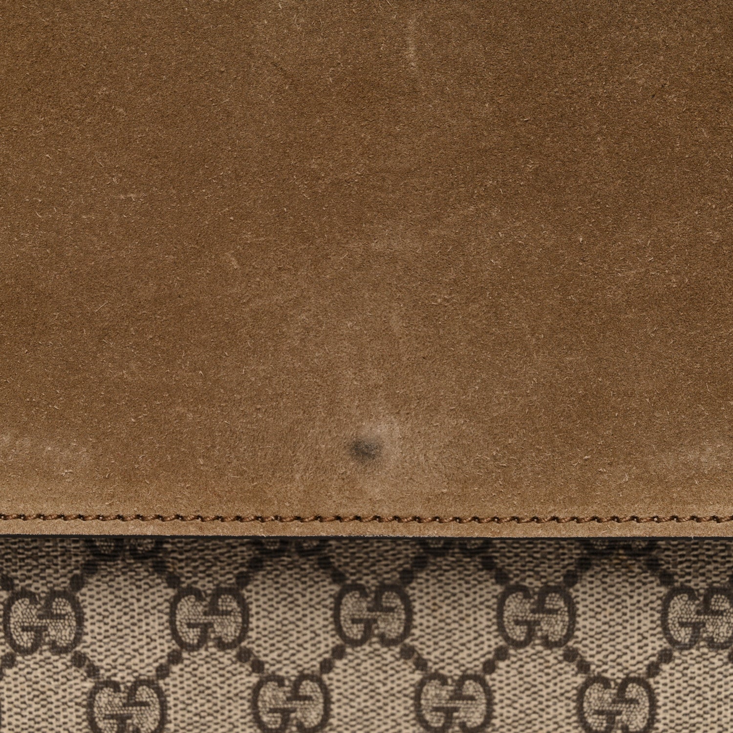 GG Supreme Monogram Medium Dionysus Shoulder Bag Taupe - Image 12