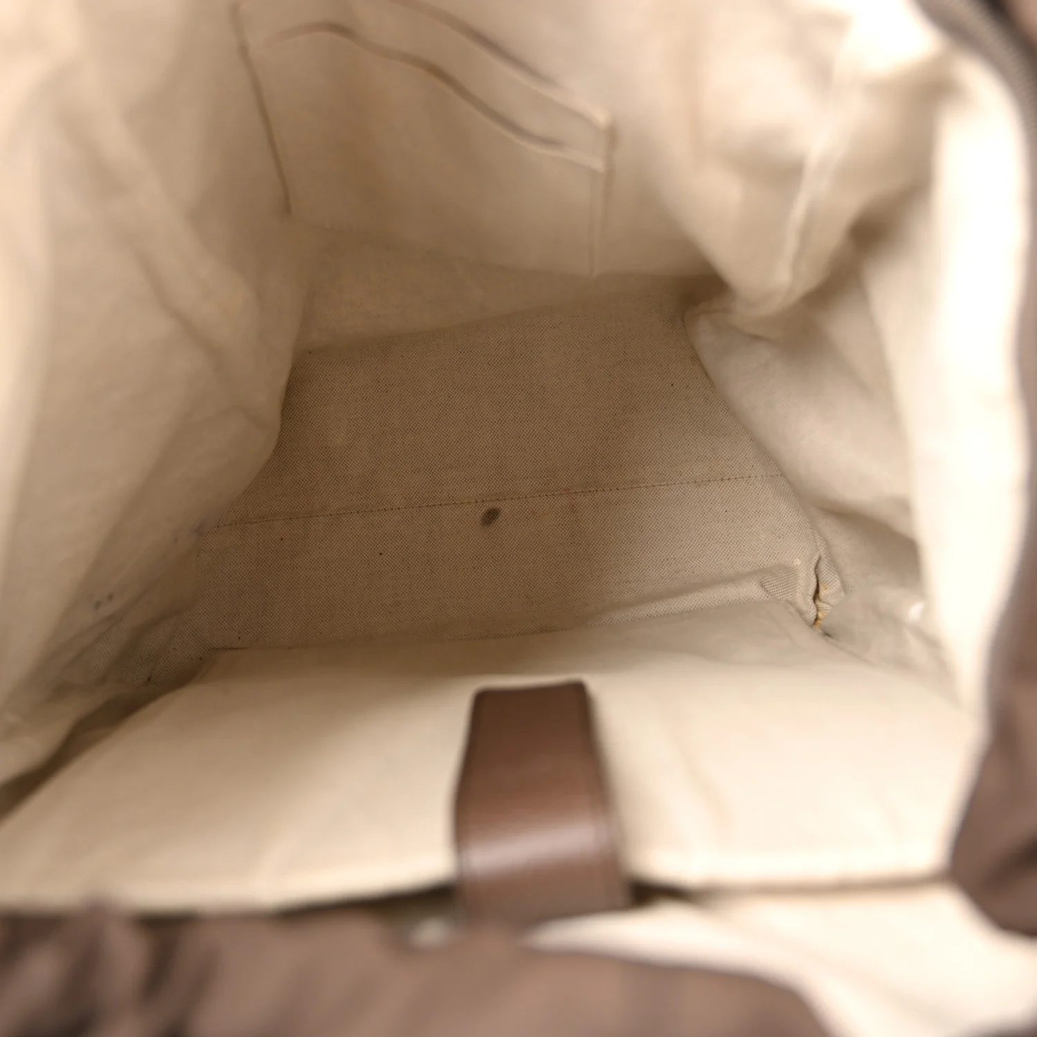 GG Supreme Monogram Medium Ophidia Double Buckle Backpack Brown - Image 13