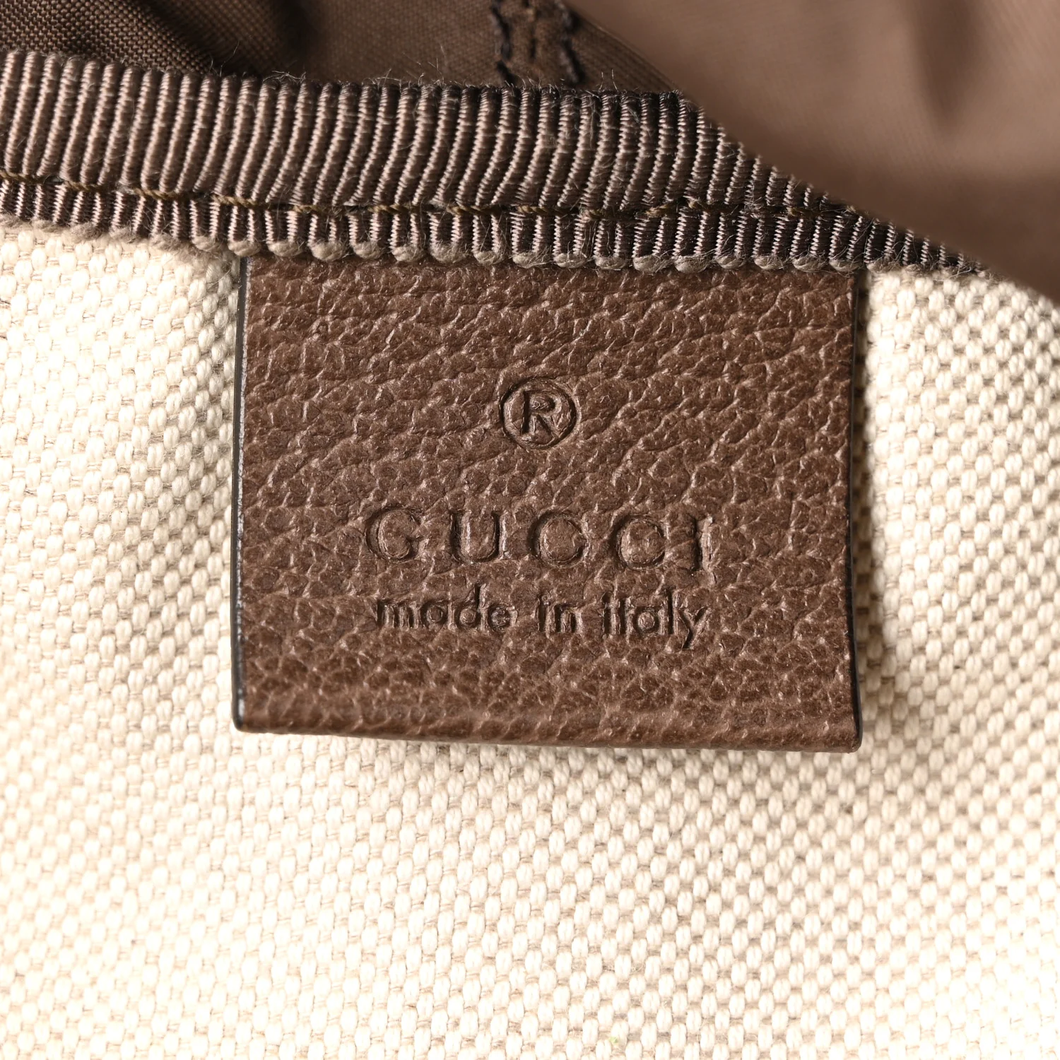 GG Supreme Monogram Medium Ophidia Double Buckle Backpack Brown - Image 15