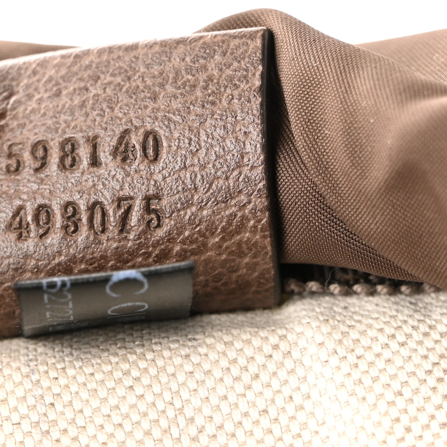 GG Supreme Monogram Medium Ophidia Double Buckle Backpack Brown - Image 17