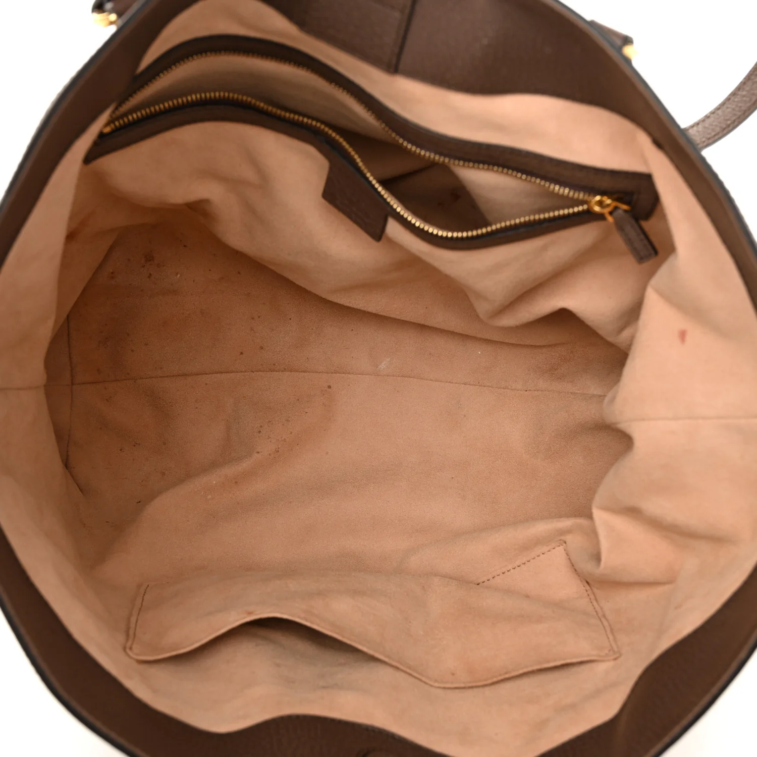GG Supreme Monogram Medium Ophidia Shopping Tote Brown - Image 5