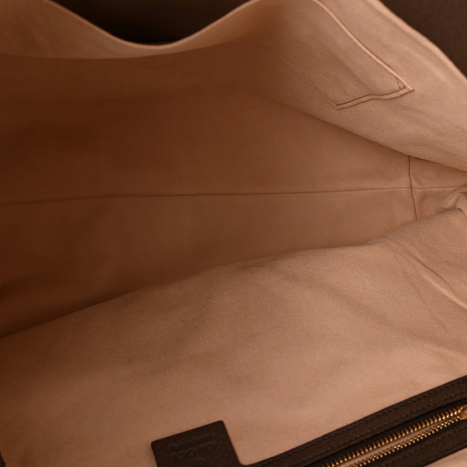 GG Supreme Monogram Medium Ophidia Shopping Tote Brown - Image 5