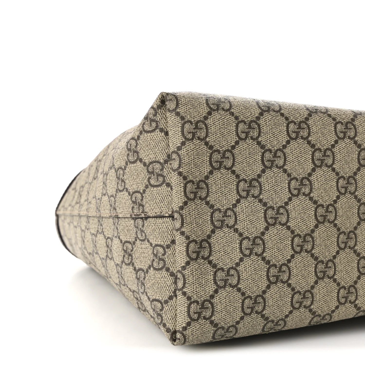GG Supreme Monogram Medium Ophidia Shopping Tote Brown - Image 9