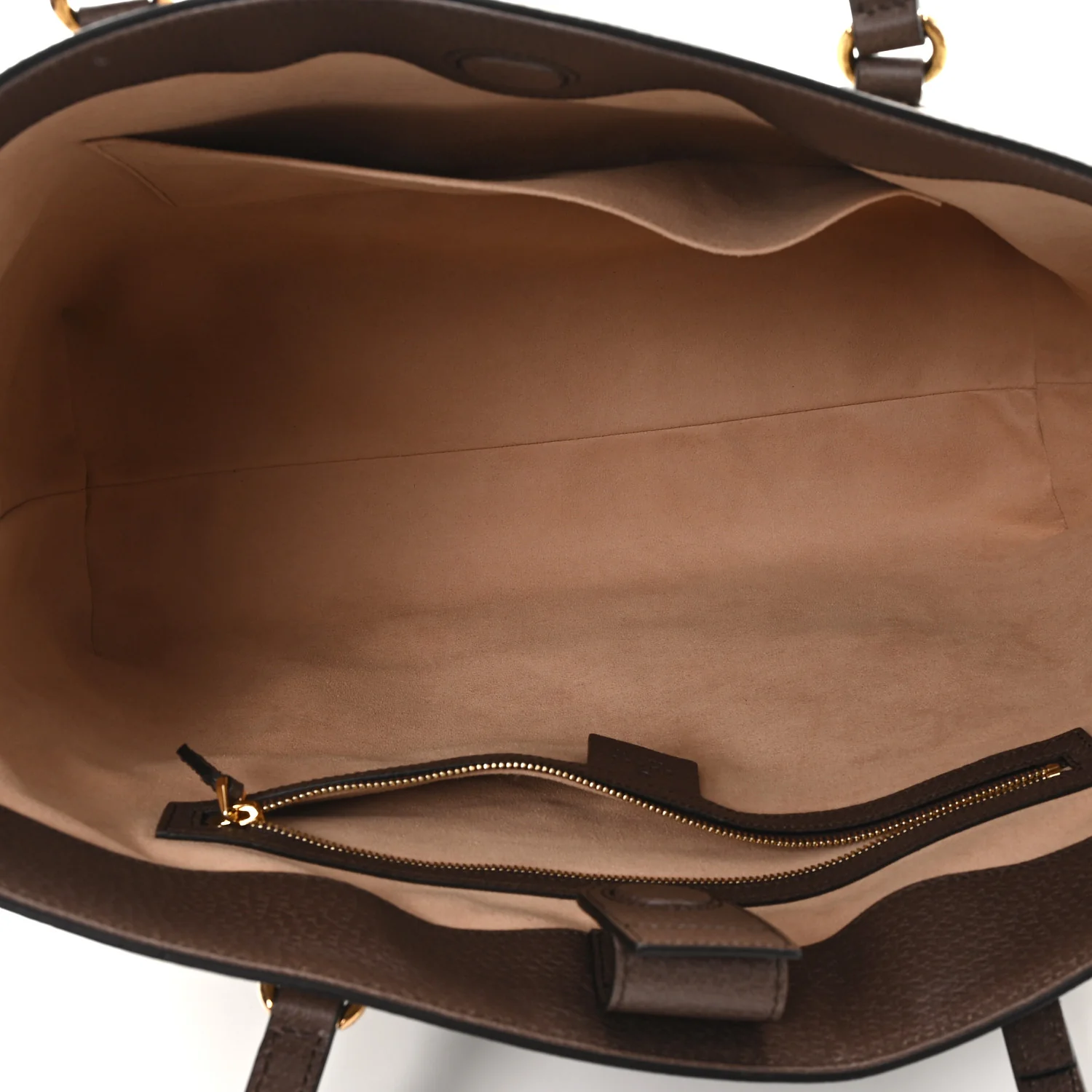 GG Supreme Monogram Medium Ophidia Shopping Tote Brown - Image 5