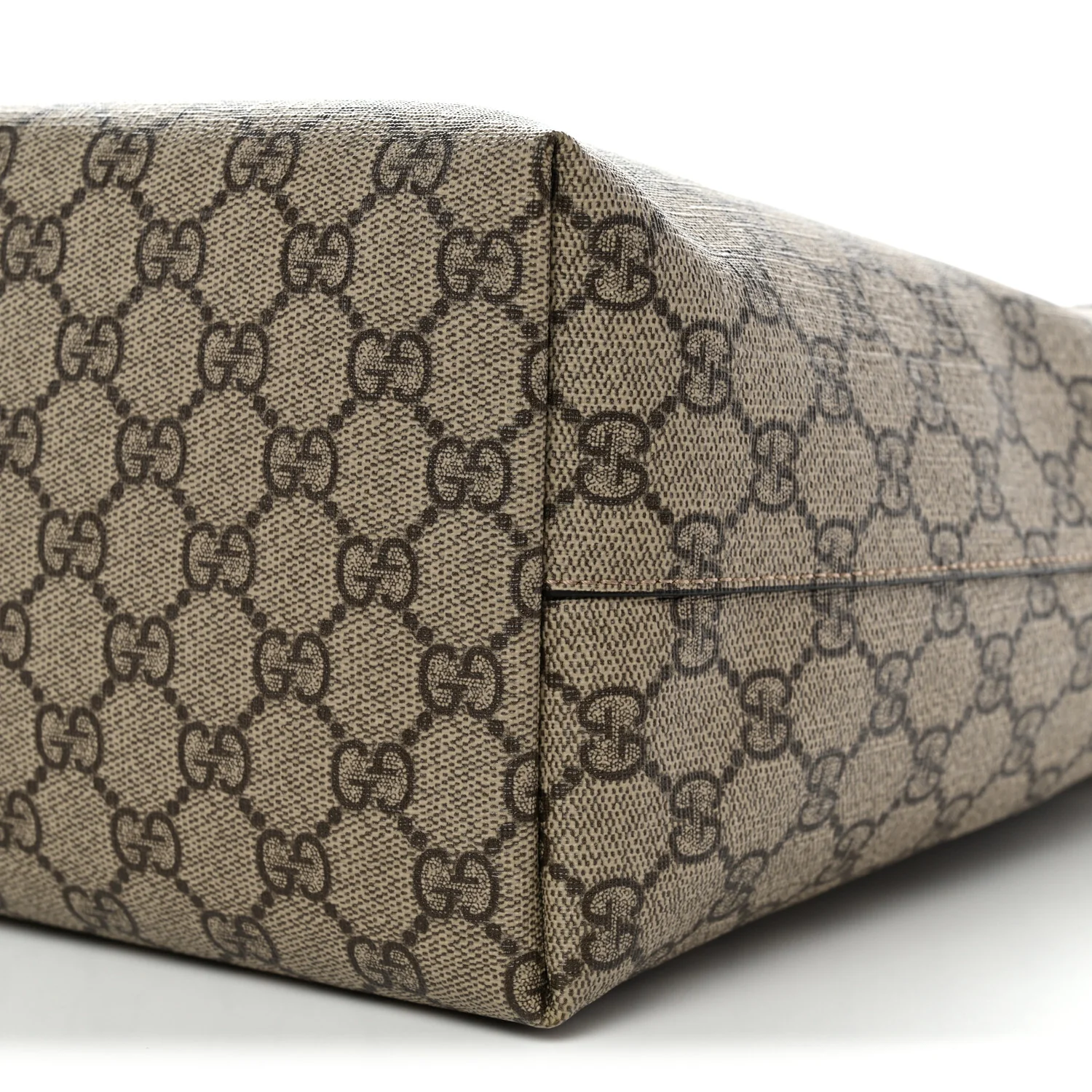 GG Supreme Monogram Medium Ophidia Shopping Tote Brown - Image 10