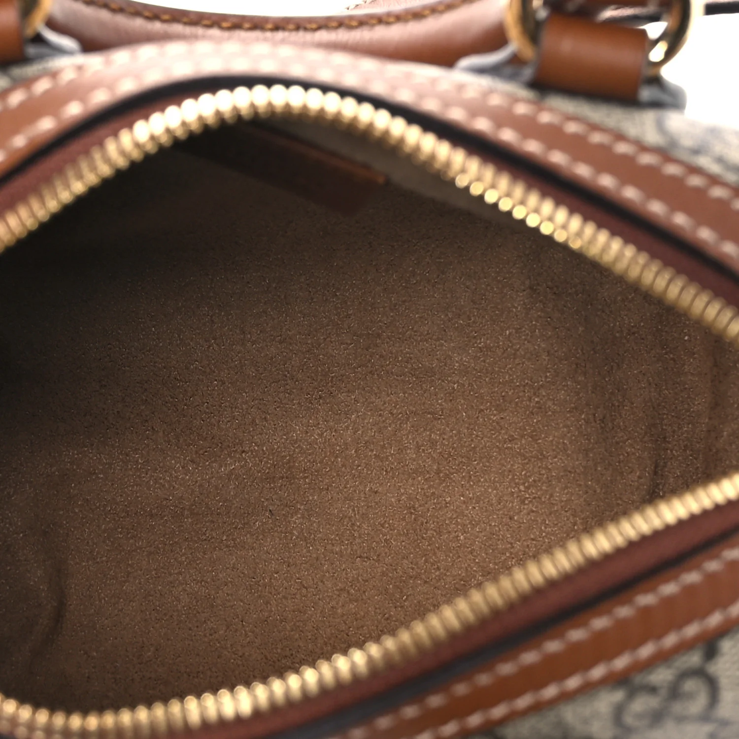 GG Supreme Monogram Mini Boston Beige Tuscany - Image 5