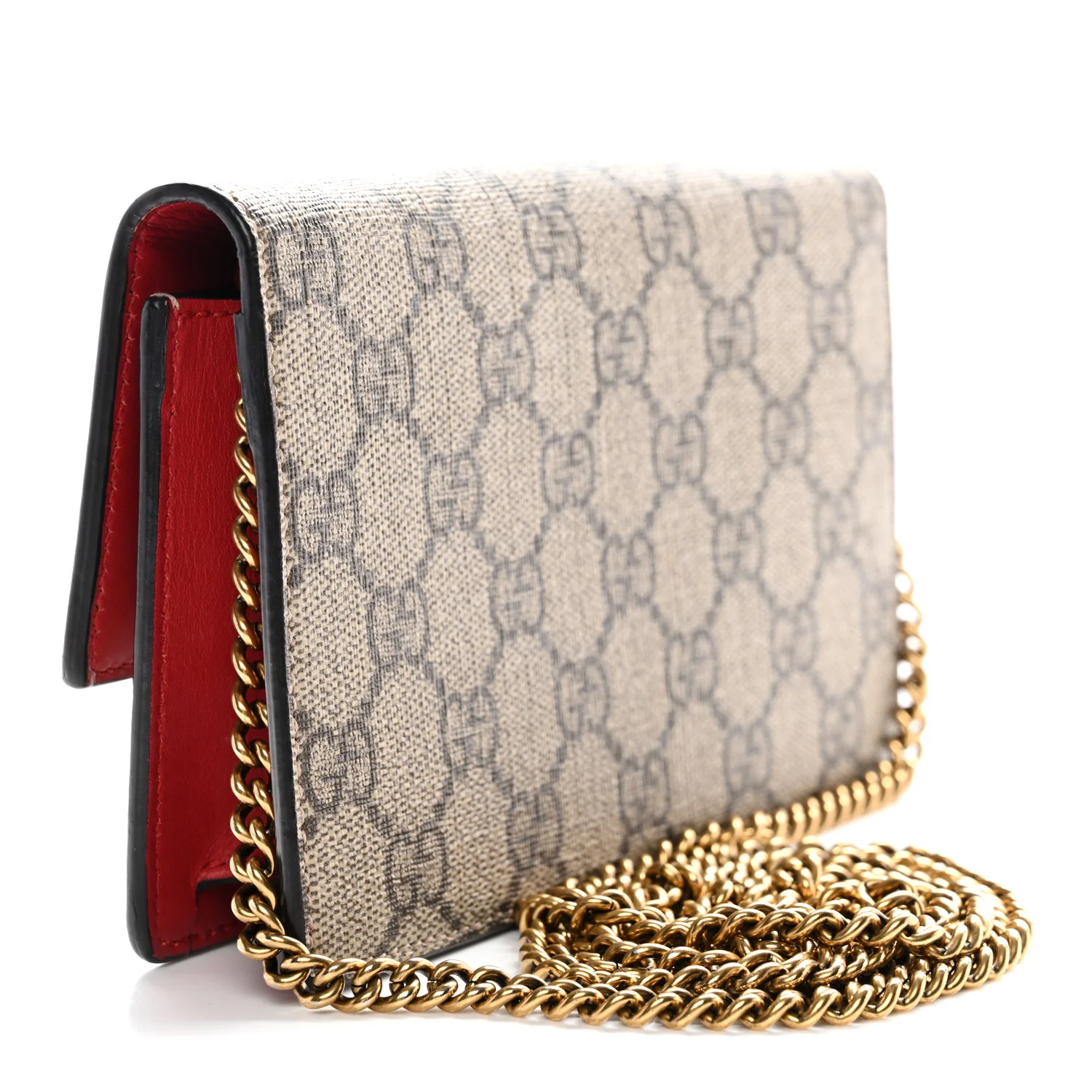 GG Supreme Monogram Mini Cherry Chain Bag - Image 3