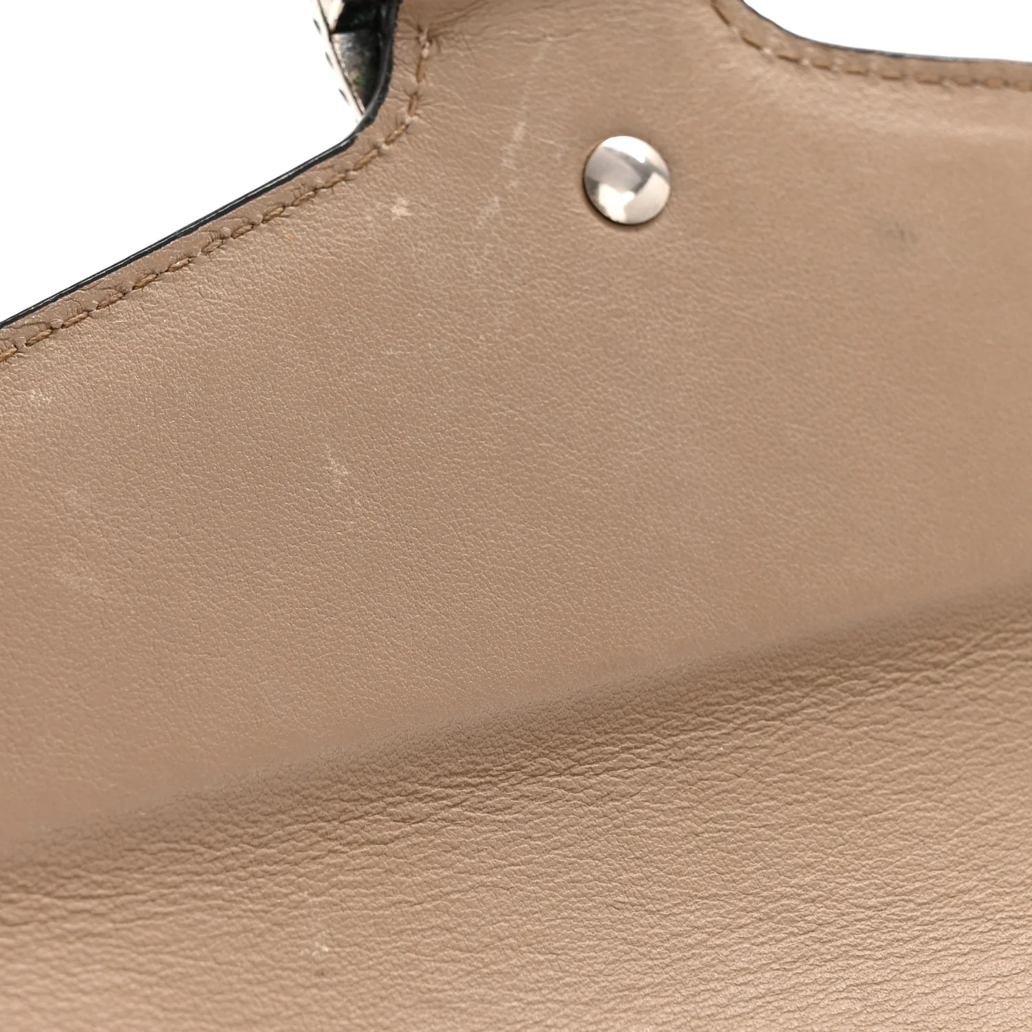 GG Supreme Monogram Mini Dionysus Chain Wallet Beige Taupe - Image 30