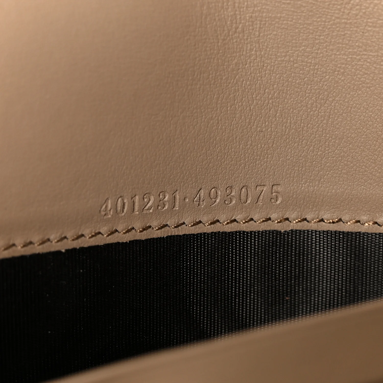 GG Supreme Monogram Mini Dionysus Chain Wallet Beige Taupe - Image 6