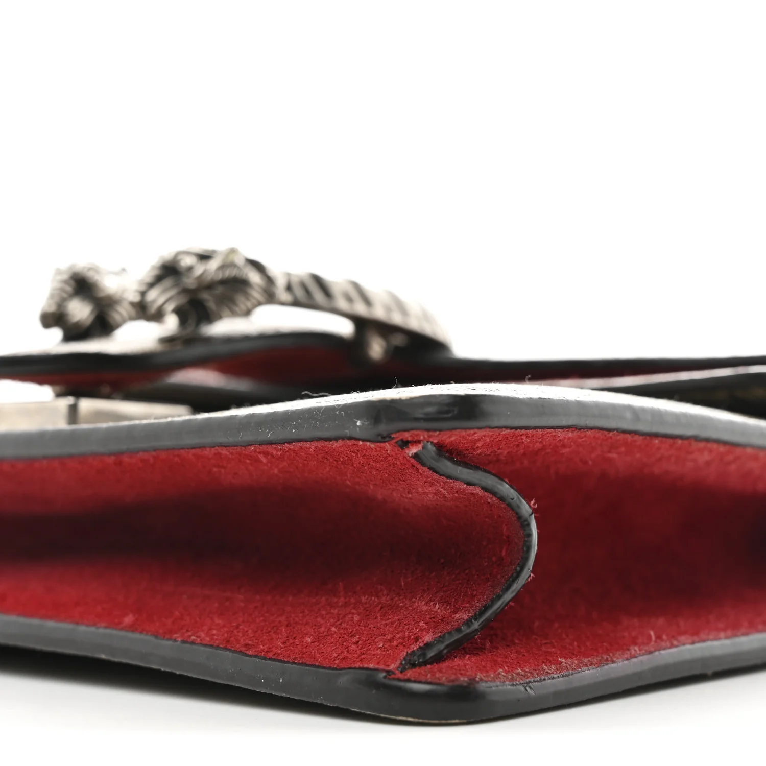 GG Supreme Monogram Mini Dionysus Shoulder Bag Hibiscus Red - Image 10