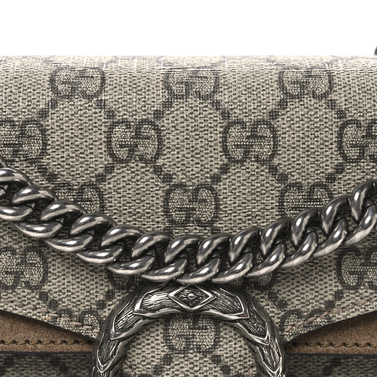 GG Supreme Monogram Mini Dionysus Shoulder Bag Taupe - Image 8