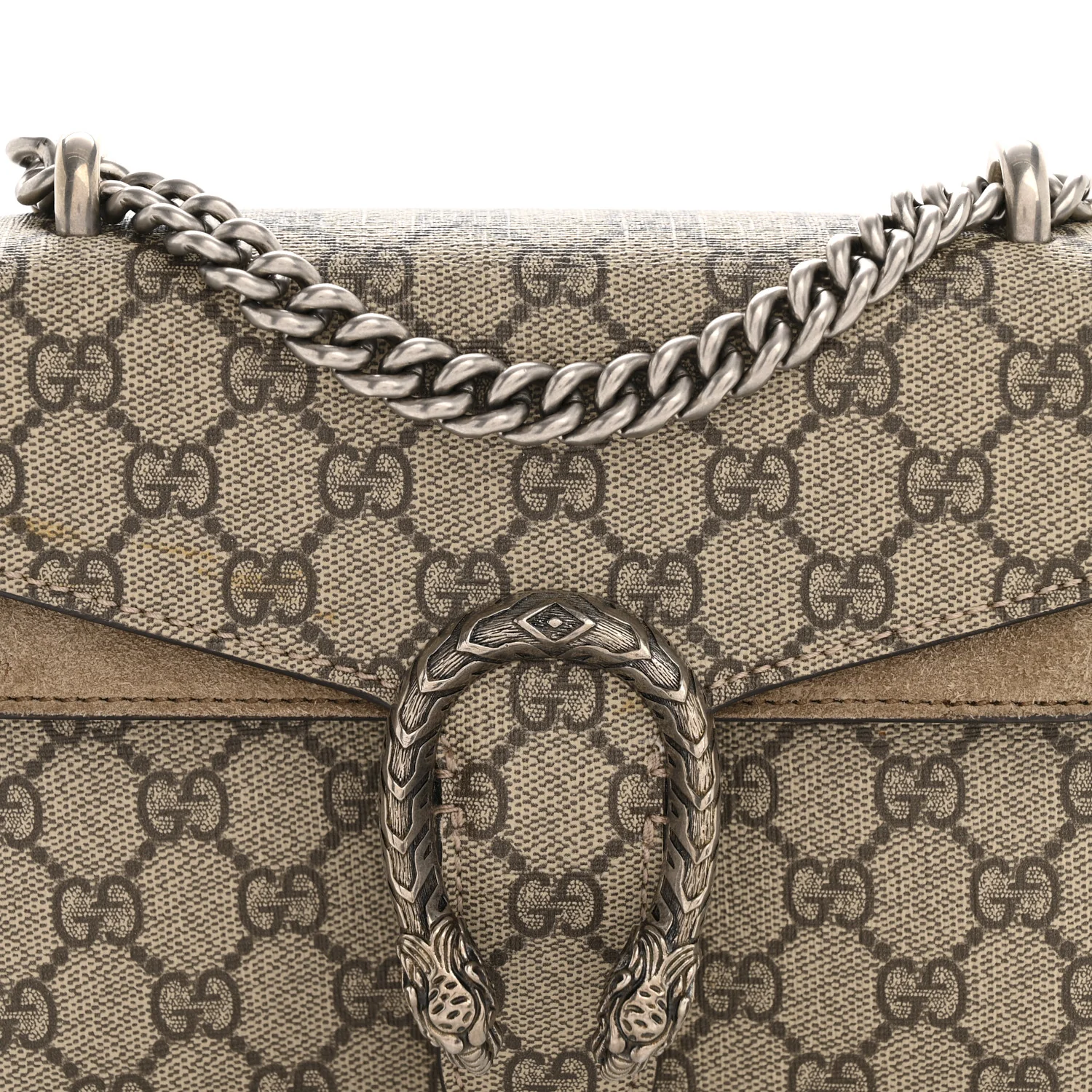 GG Supreme Monogram Mini Dionysus Shoulder Bag Taupe - Image 8