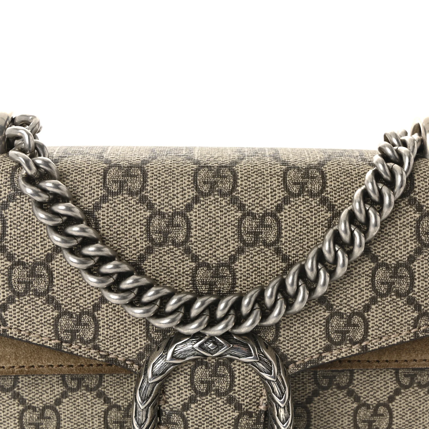 GG Supreme Monogram Mini Dionysus Shoulder Bag Taupe - Image 8
