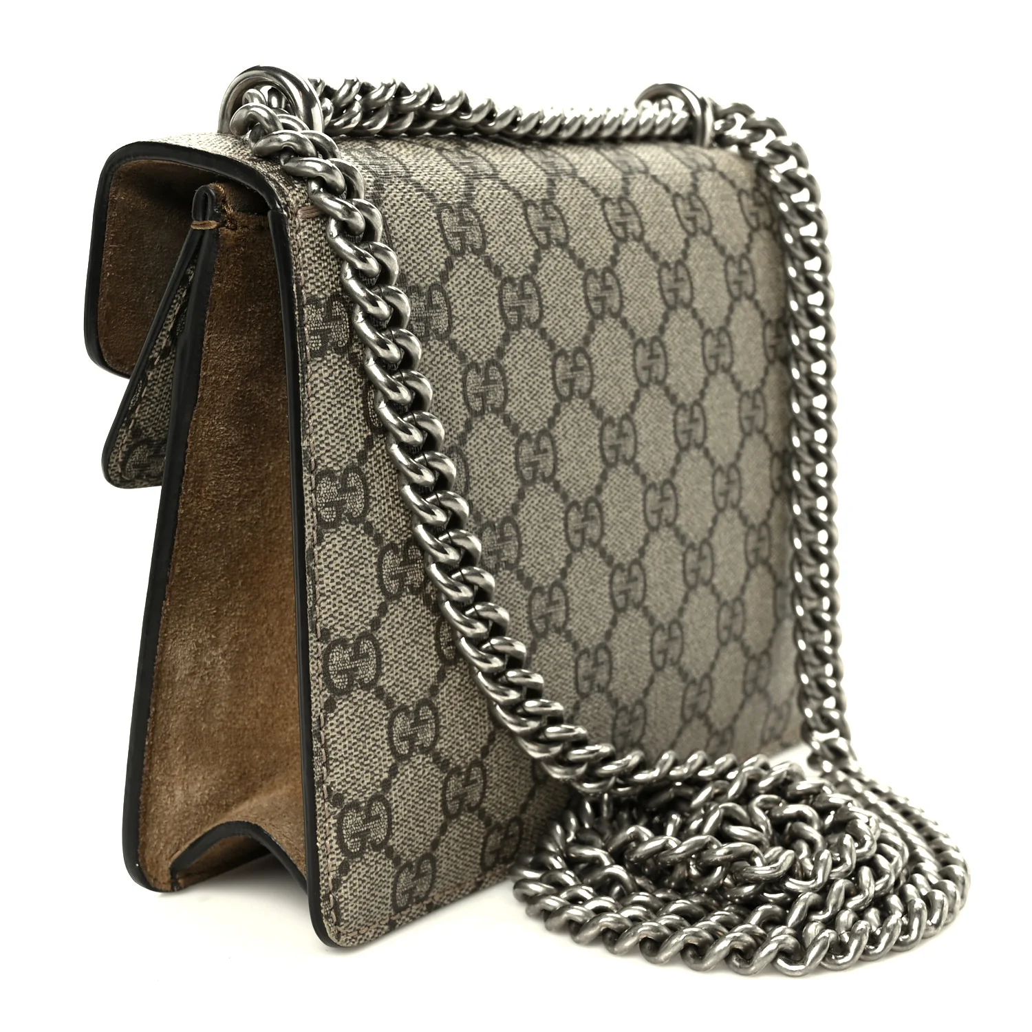 GG Supreme Monogram Mini Dionysus Shoulder Bag Taupe - Image 3
