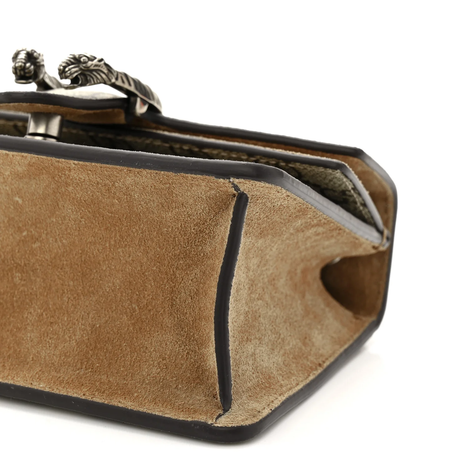GG Supreme Monogram Mini Dionysus Top Handle Bag Taupe - Image 9