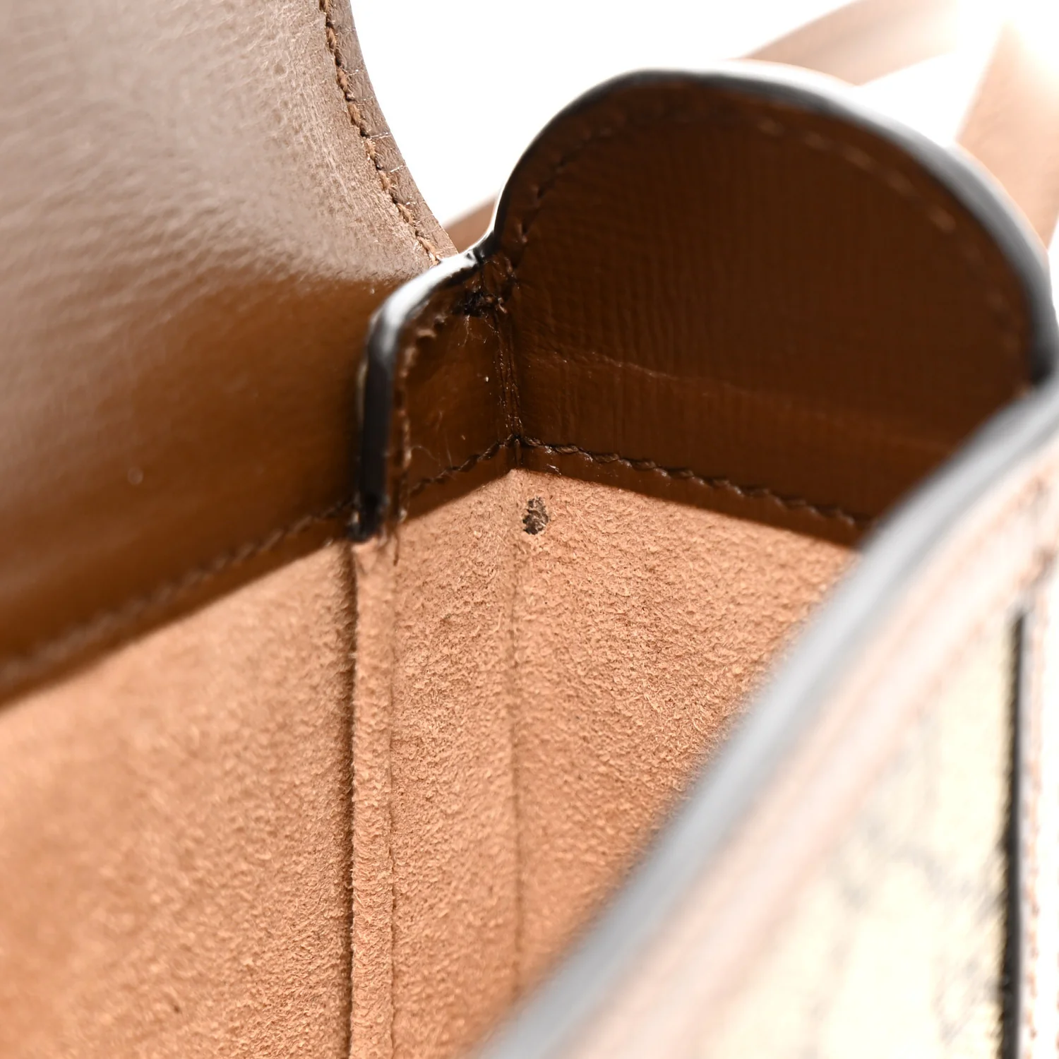 GG Supreme Monogram Mini Horsebit 1955 Shoulder Bag Beige Brown Sugar - Image 11