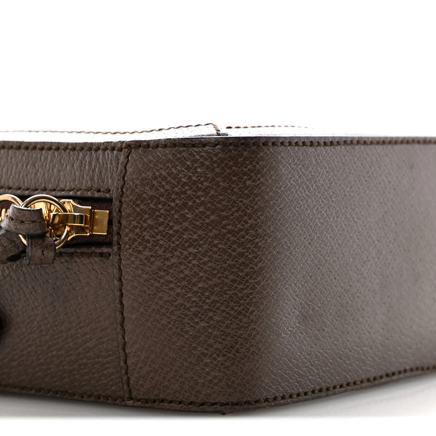 GG Supreme Monogram Mini Ophidia Top Handle Shoulder Bag Brown - Image 9