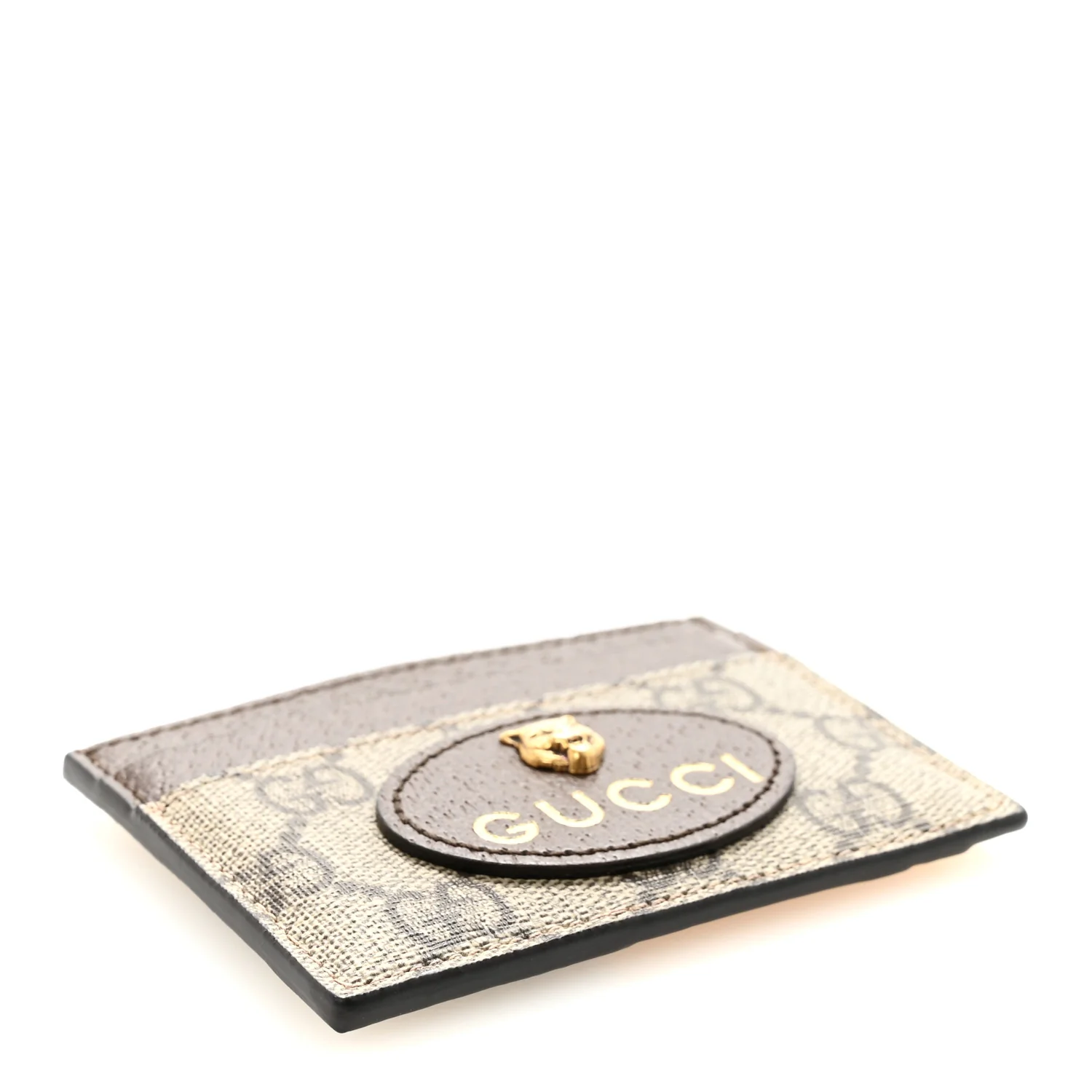 GG Supreme Monogram Neo Vintage Card Holder Beige Crop New Acero - Image 4