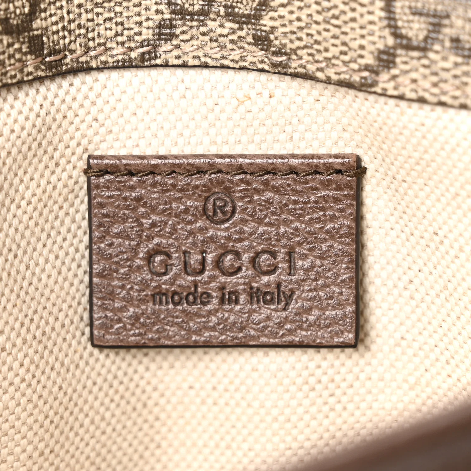 GG Supreme Monogram Neo Vintage Web Belt Bag Brown - Image 5