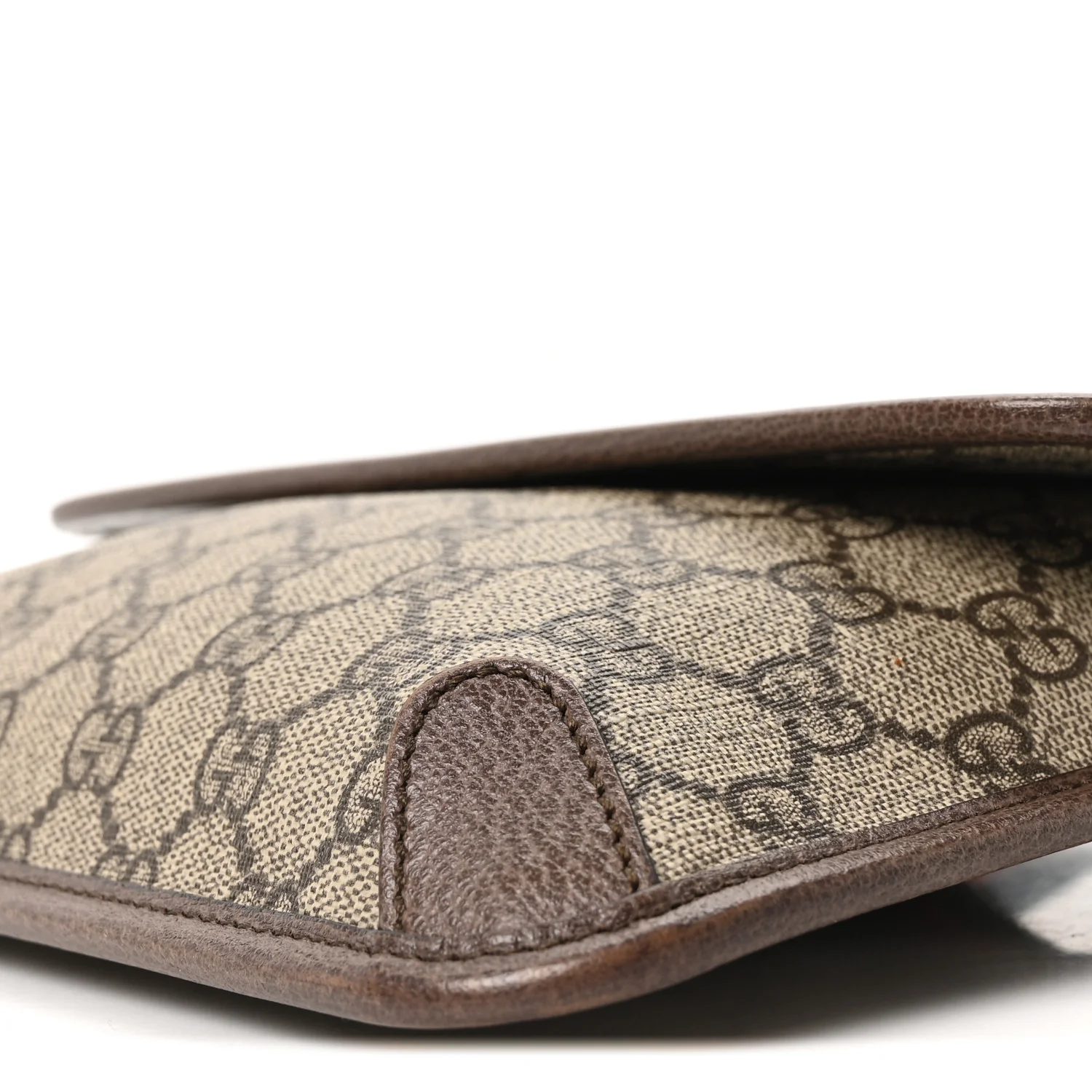 GG Supreme Monogram Neo Vintage Web Belt Bag Brown - Image 9