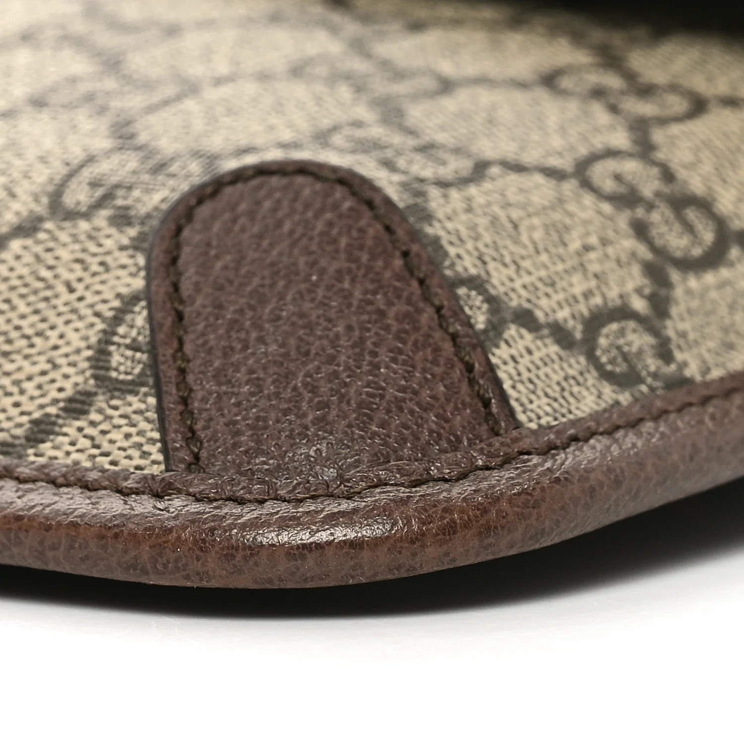 GG Supreme Monogram Neo Vintage Web Belt Bag Brown - Image 10