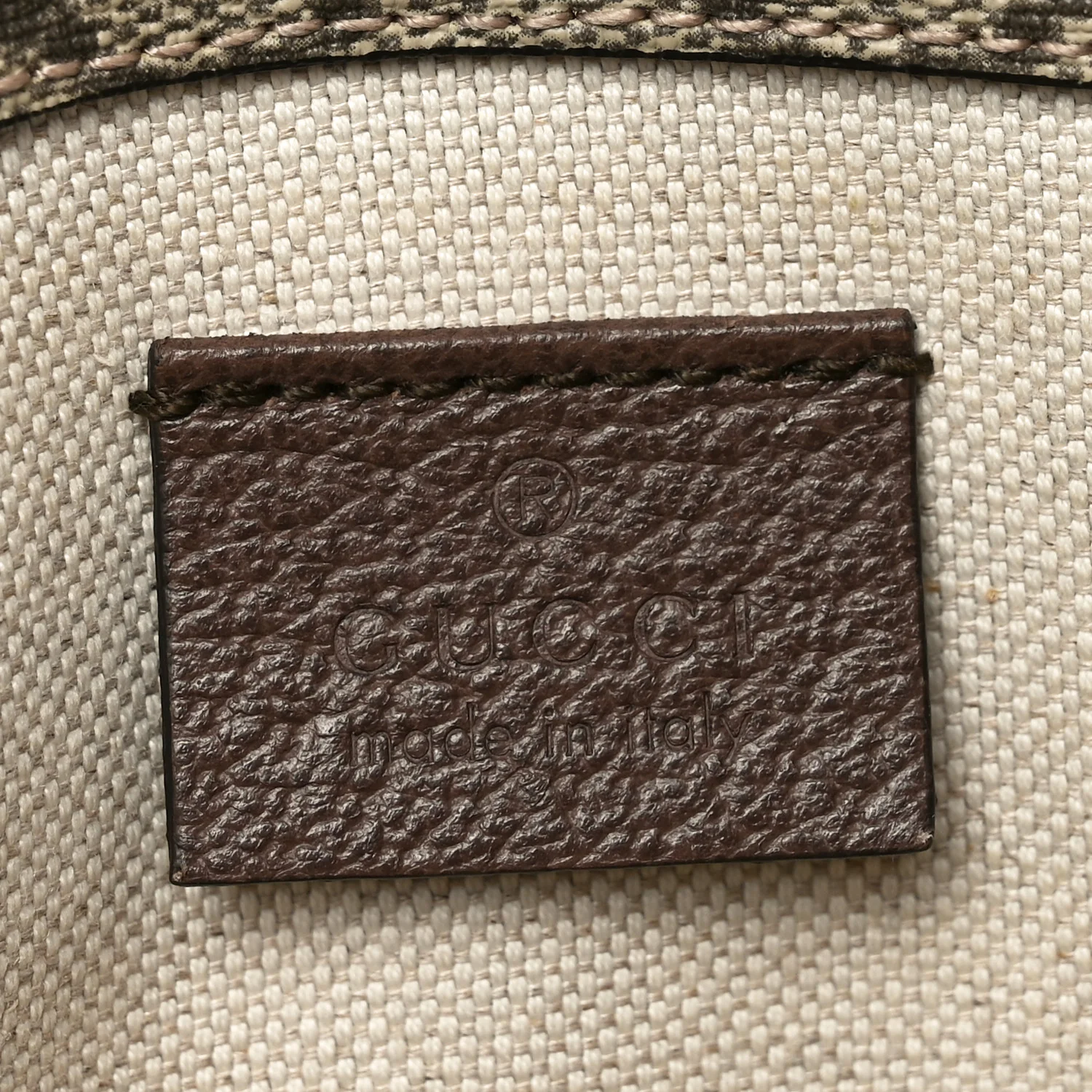 GG Supreme Monogram Neo Vintage Web Belt Bag Brown - Image 6
