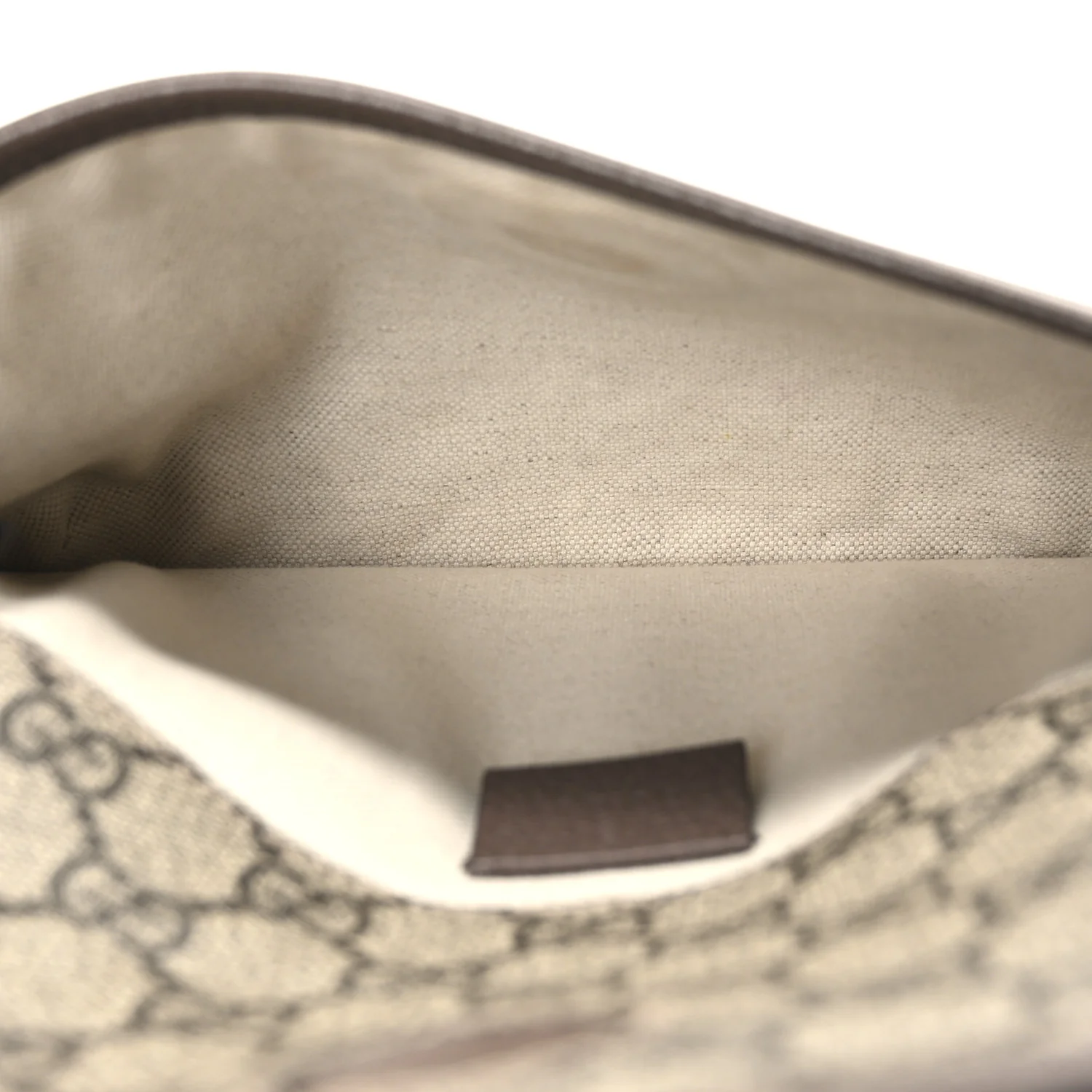 GG Supreme Monogram Neo Vintage Web Belt Bag Brown - Image 5