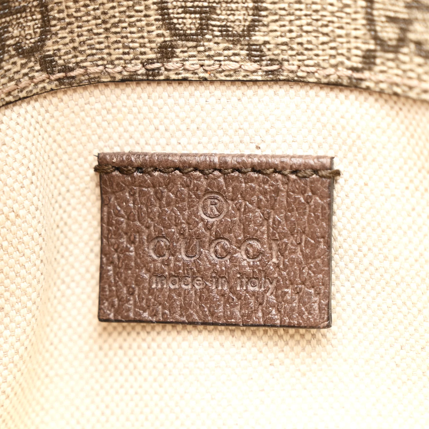 GG Supreme Monogram Neo Vintage Web Belt Bag Brown - Image 5