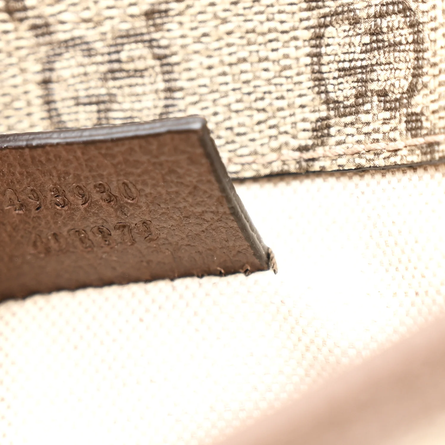 GG Supreme Monogram Neo Vintage Web Belt Bag Brown - Image 6