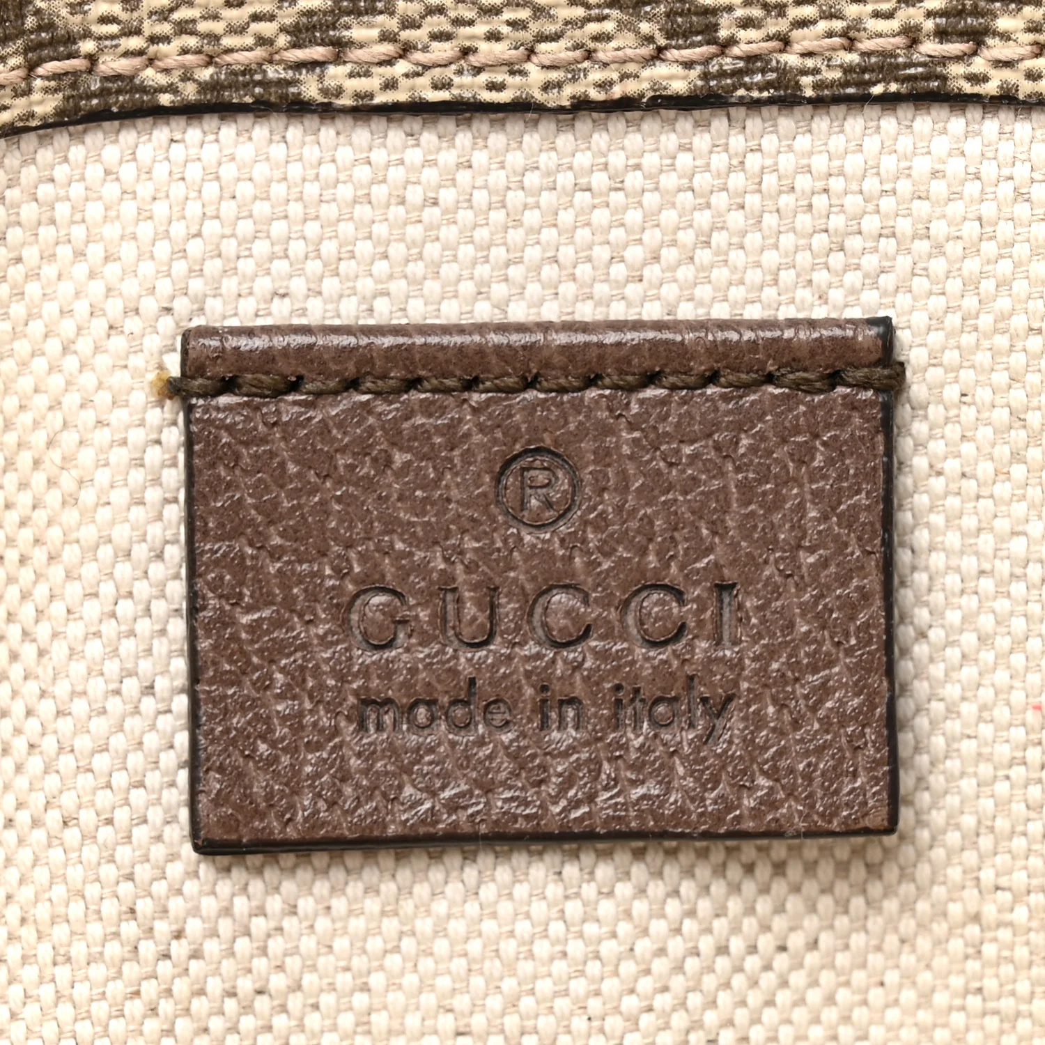 GG Supreme Monogram Neo Vintage Web Belt Bag Brown - Image 6