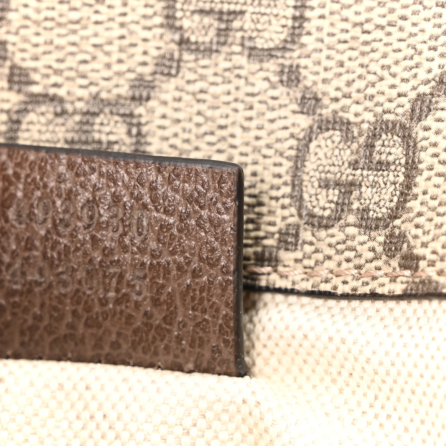 GG Supreme Monogram Neo Vintage Web Belt Bag Brown - Image 7