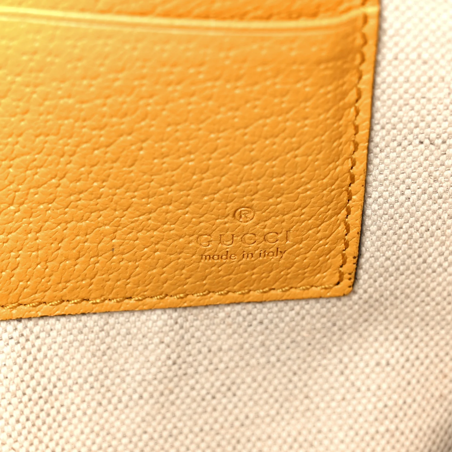 GG Supreme Monogram Neo Vintage Zip Wristlet Pouch Beige New Acero Crop - Image 7