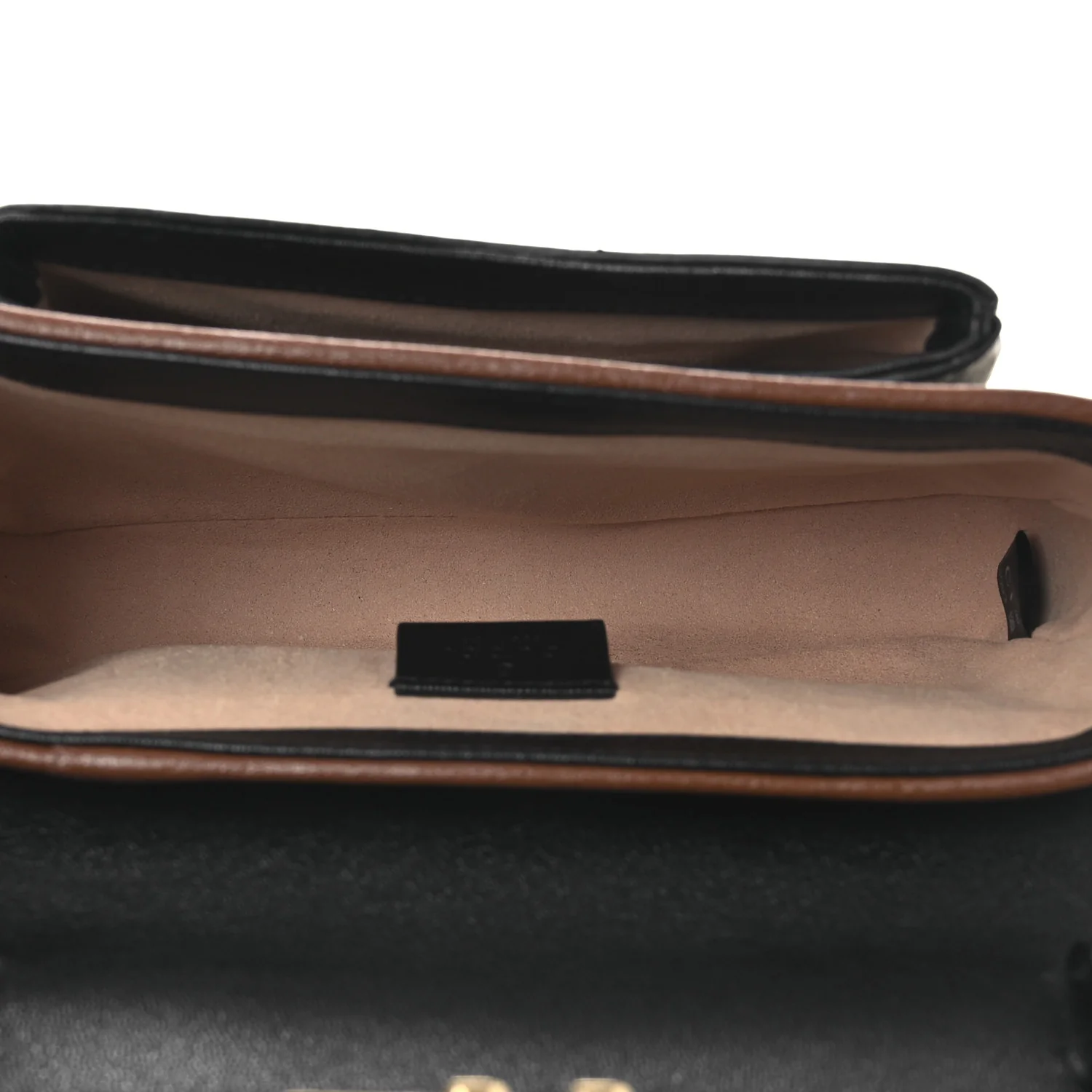 GG Supreme Monogram New Sakai Lux Calfskin Mini Padlock Flap Pocket Shoulder Bag Beige Ebony Black Cuir - Image 5