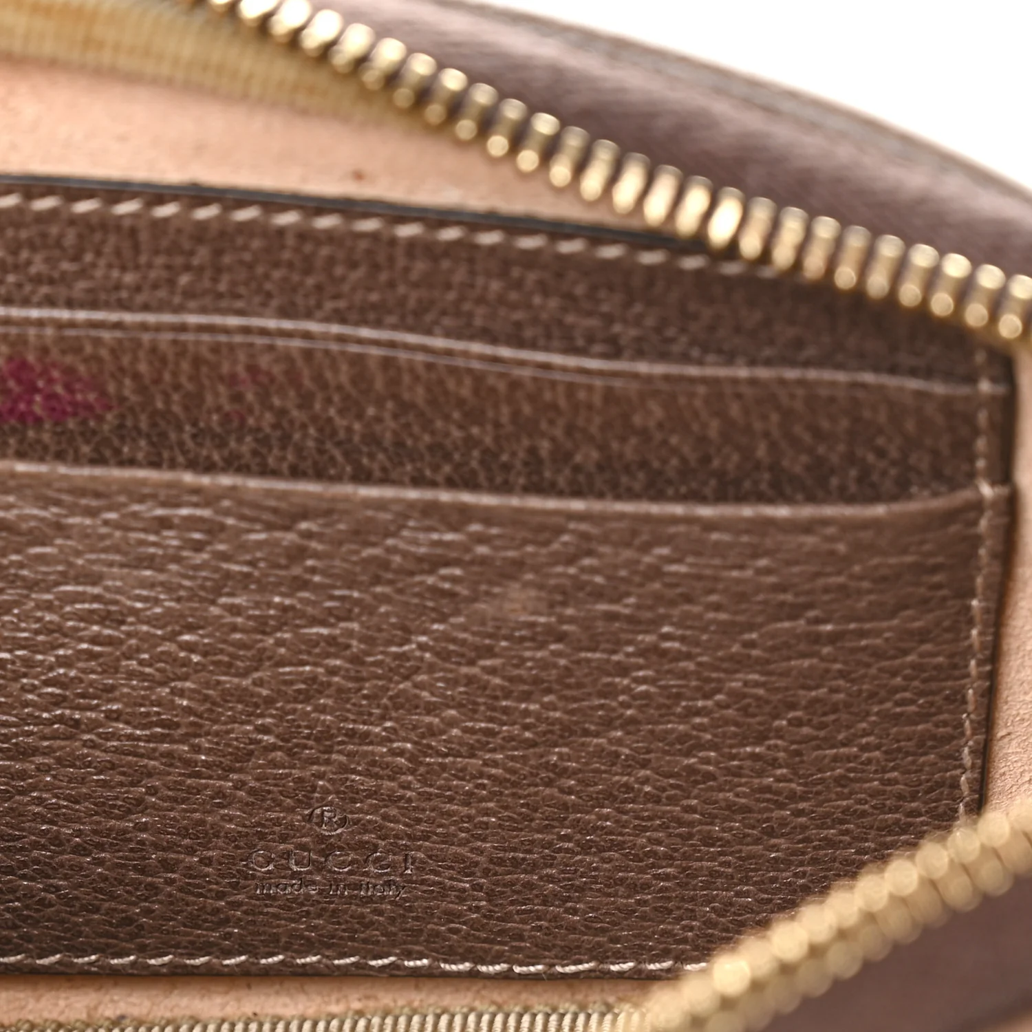 GG Supreme Monogram Ophidia Phone Case Wristlet Brown - Image 6