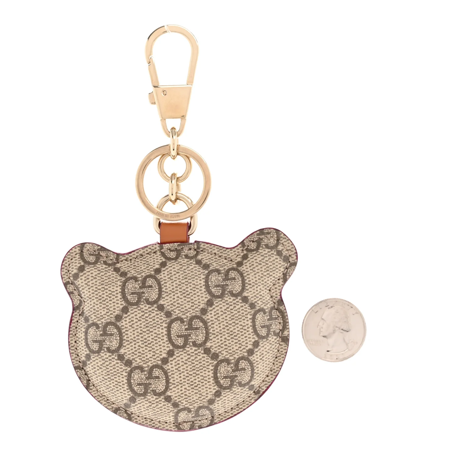 GG Supreme Monogram Panda Key Charm - Image 2