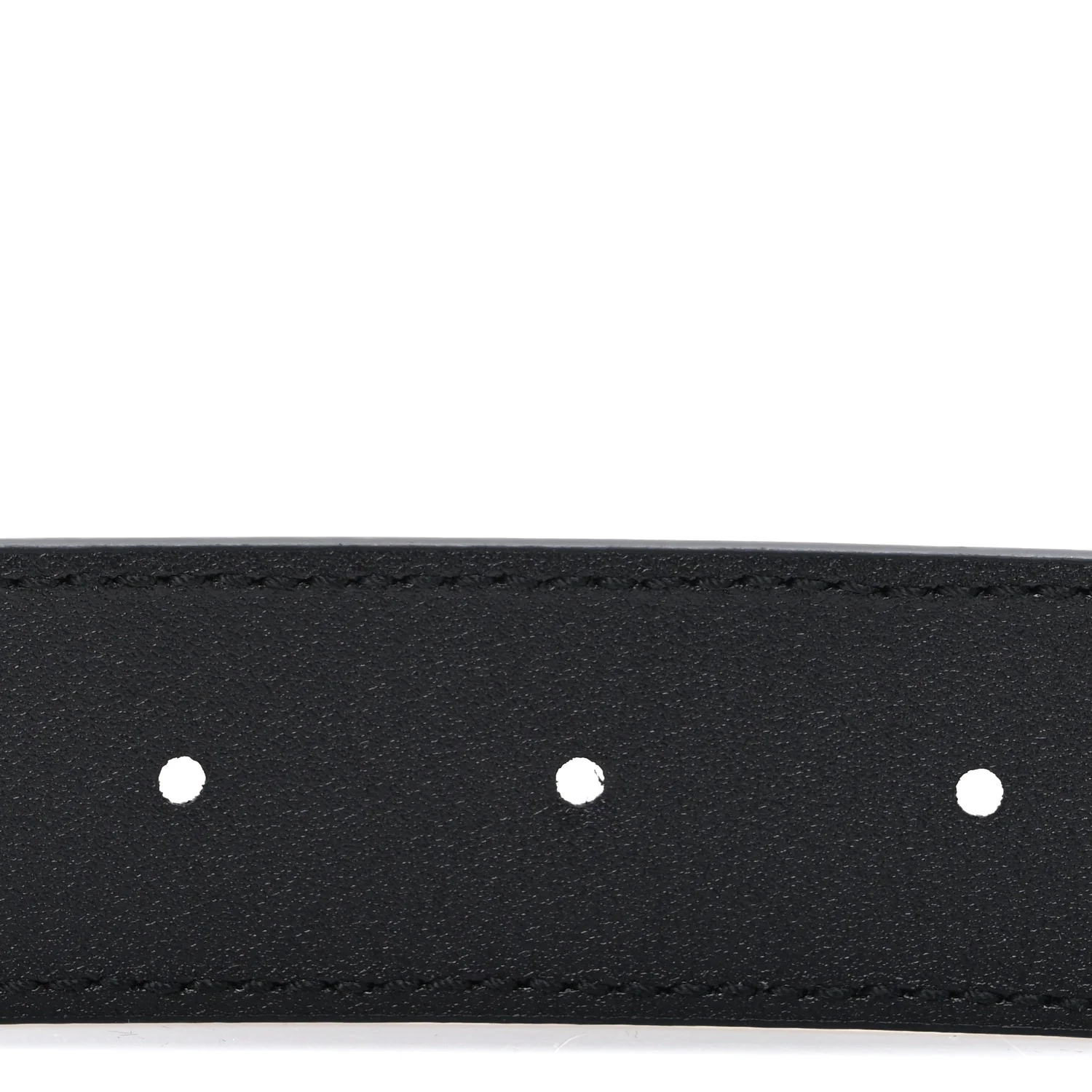GG Supreme Monogram Plutone Calfskin Double G 30mm Belt 100 40 Black - Image 4