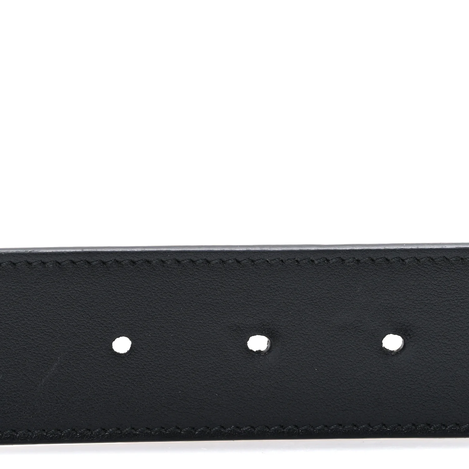 GG Supreme Monogram Plutone Calfskin Double G Reversible 30mm Belt 85 34 Beige Ebony New Acero - Image 4