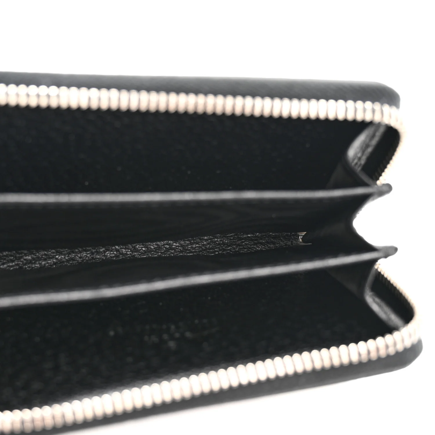 GG Supreme Monogram Psychedelic Zip Around Card Case Wallet Black - Image 5