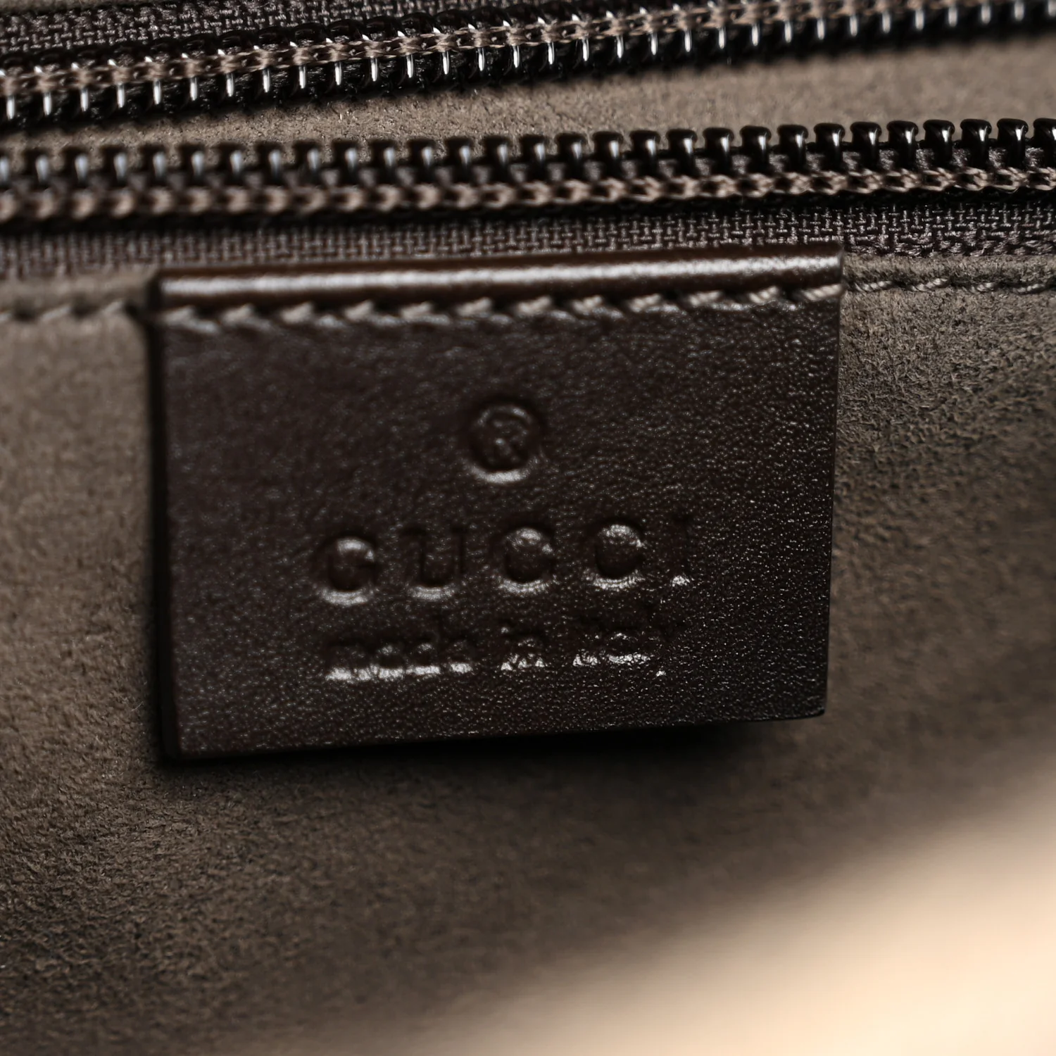 GG Supreme Monogram Selleria Calfskin Small Satchel Messenger Bag Beige Ebony Cocoa Dark Chocolate - Image 5