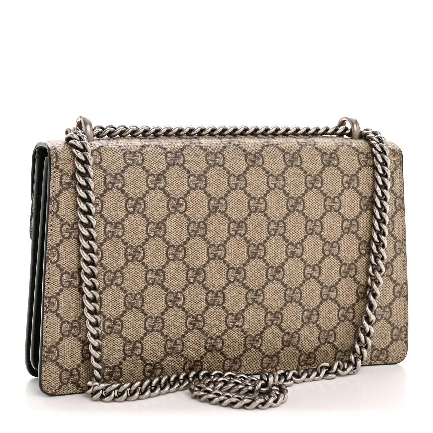GG Supreme Monogram Small Dionysus Shoulder Bag Black - Image 3