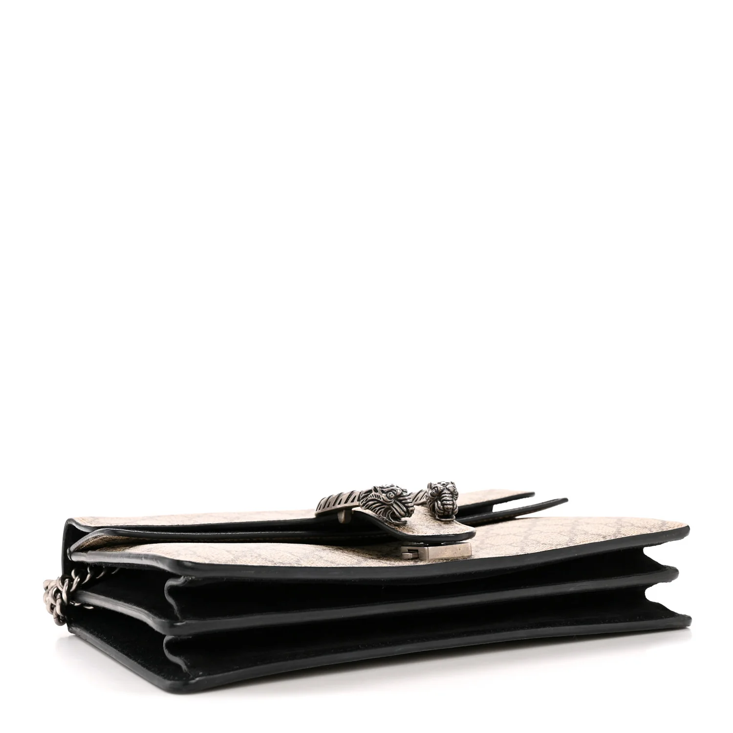 GG Supreme Monogram Small Dionysus Shoulder Bag Black - Image 4