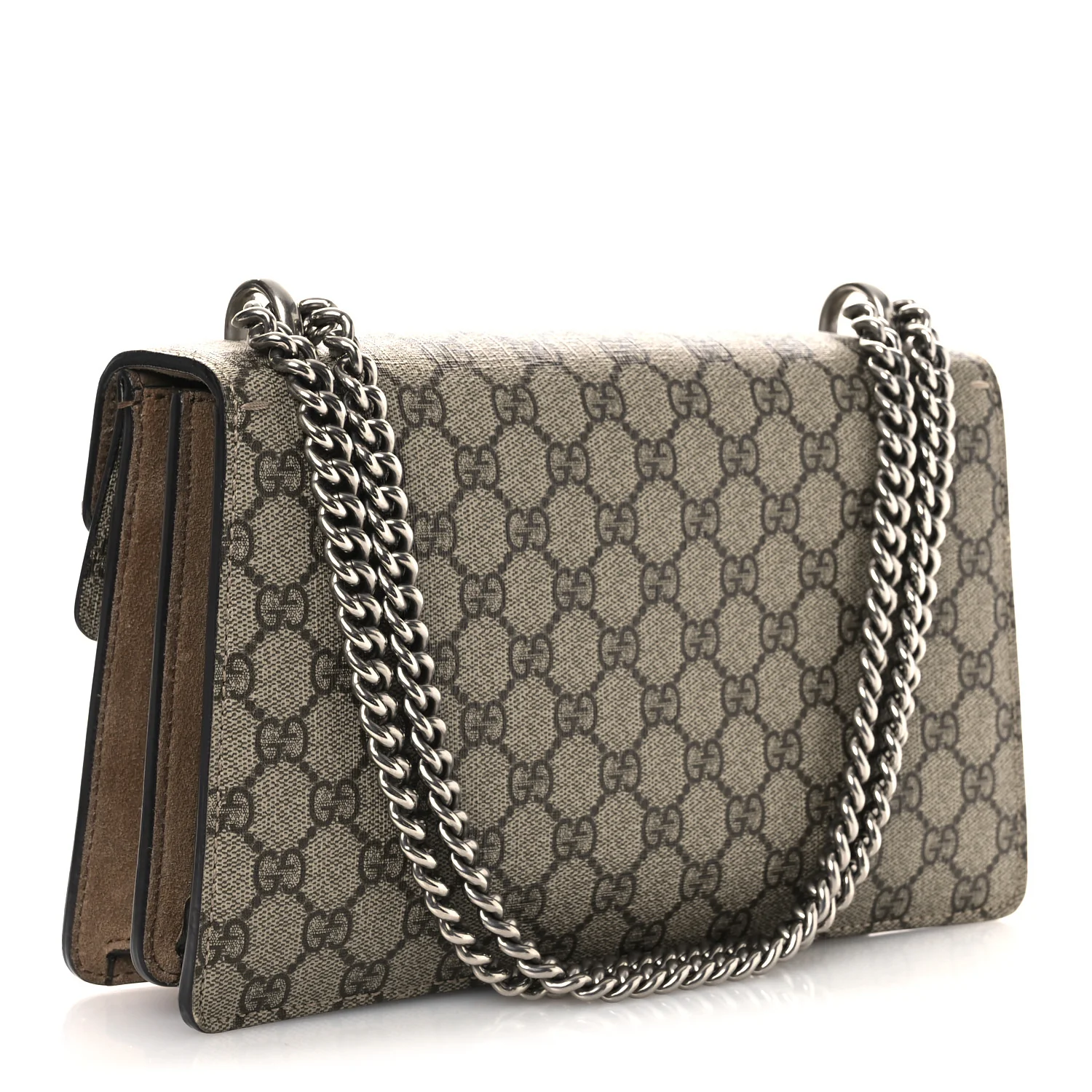 GG Supreme Monogram Small Dionysus Shoulder Bag Taupe - Image 3