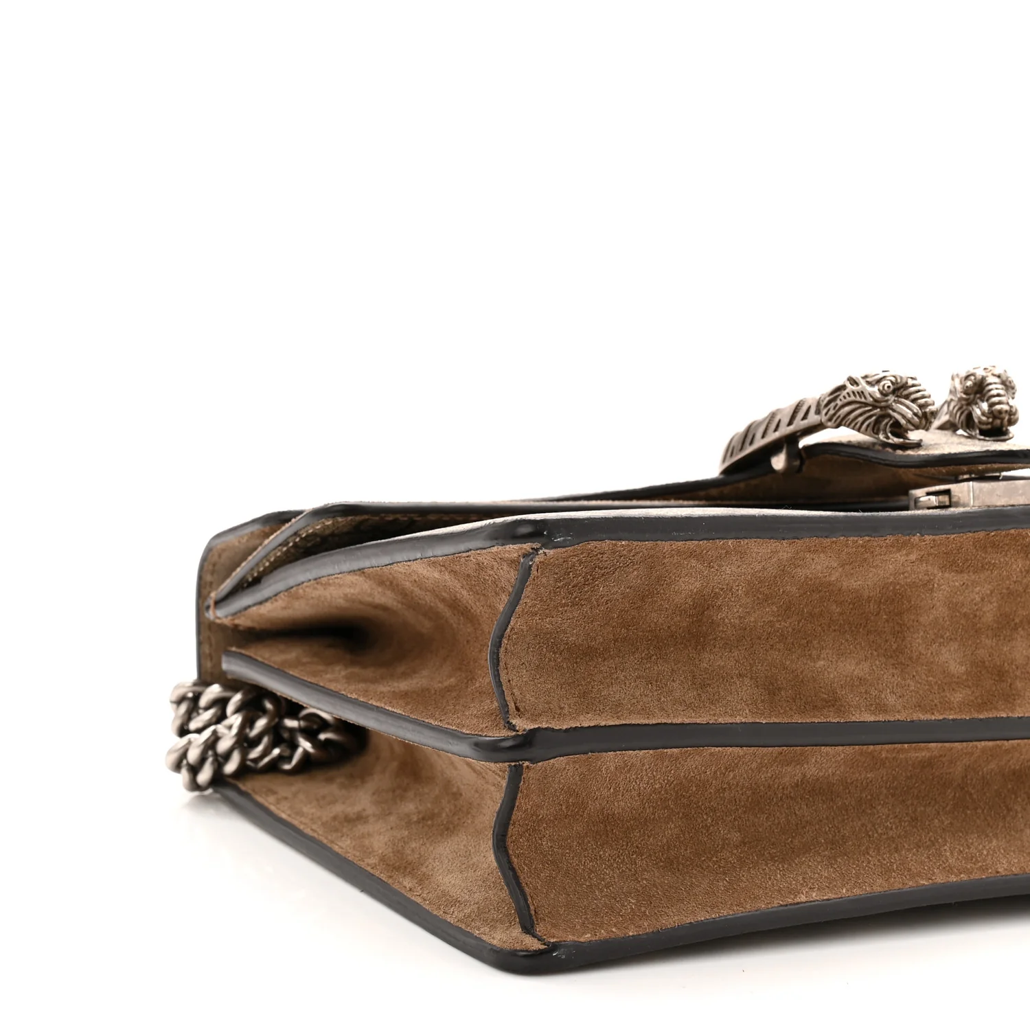 GG Supreme Monogram Small Dionysus Shoulder Bag Taupe - Image 9
