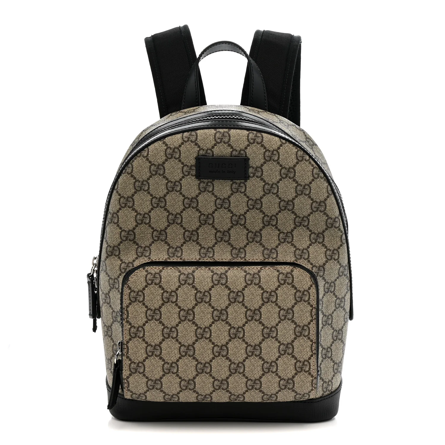 GG Supreme Monogram Small Eden Day Backpack Black
