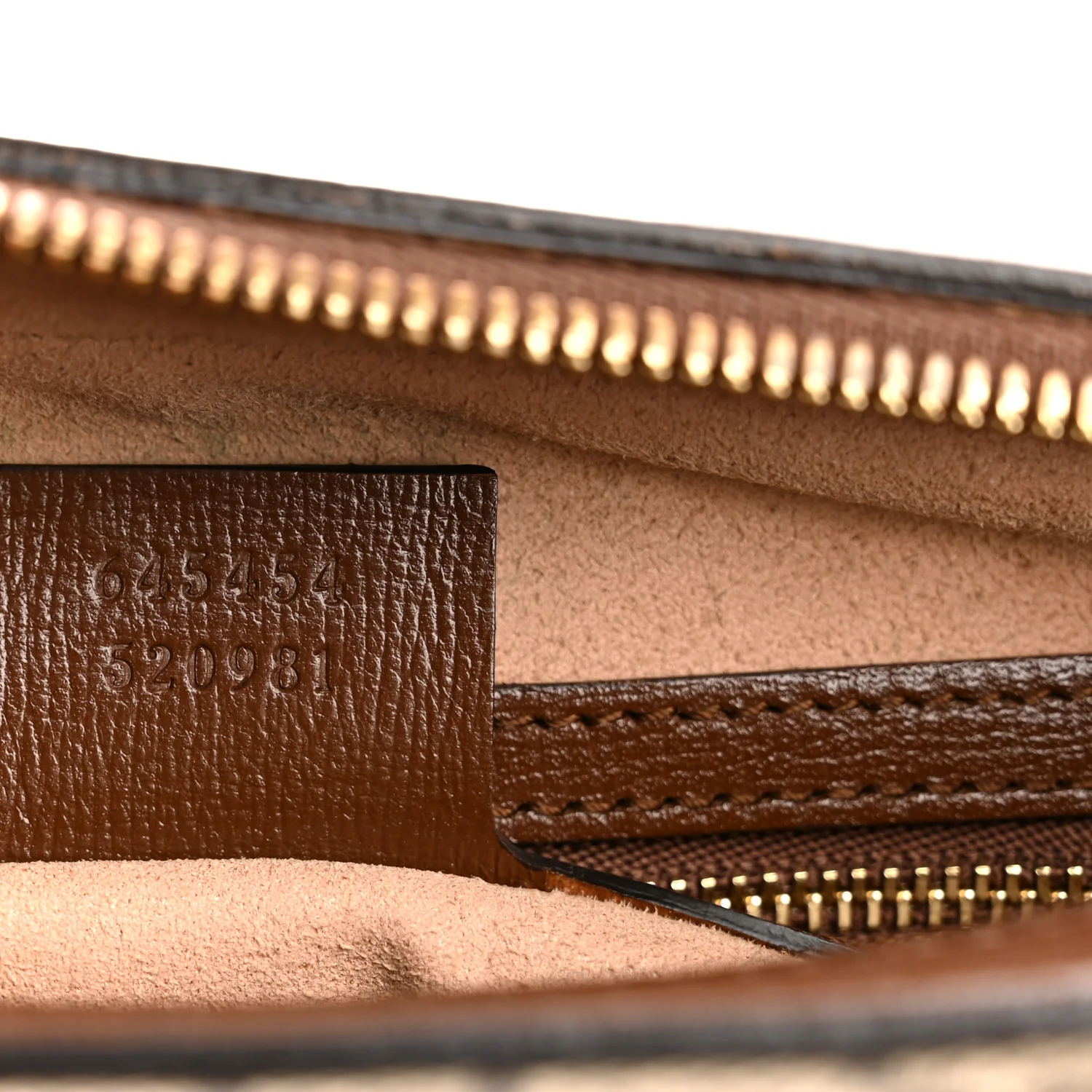 GG Supreme Monogram Small Horsebit 1955 Shoulder Bag Beige Brown Sugar - Image 7