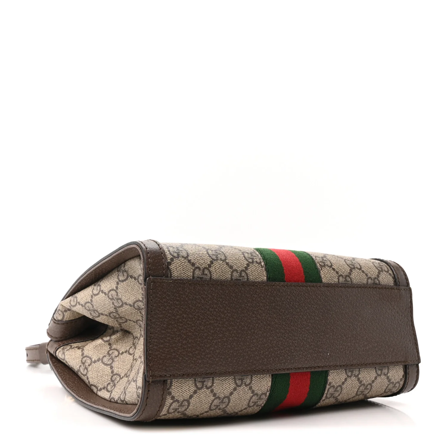 GG Supreme Monogram Small Ophidia Tote Bag Brown - Image 4
