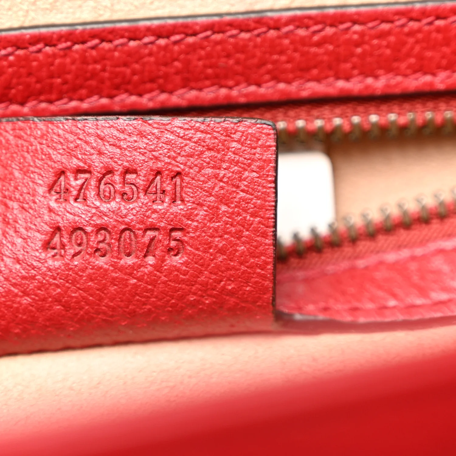 GG Supreme Monogram Small Queen Margaret Top Handle Bag Red - Image 7