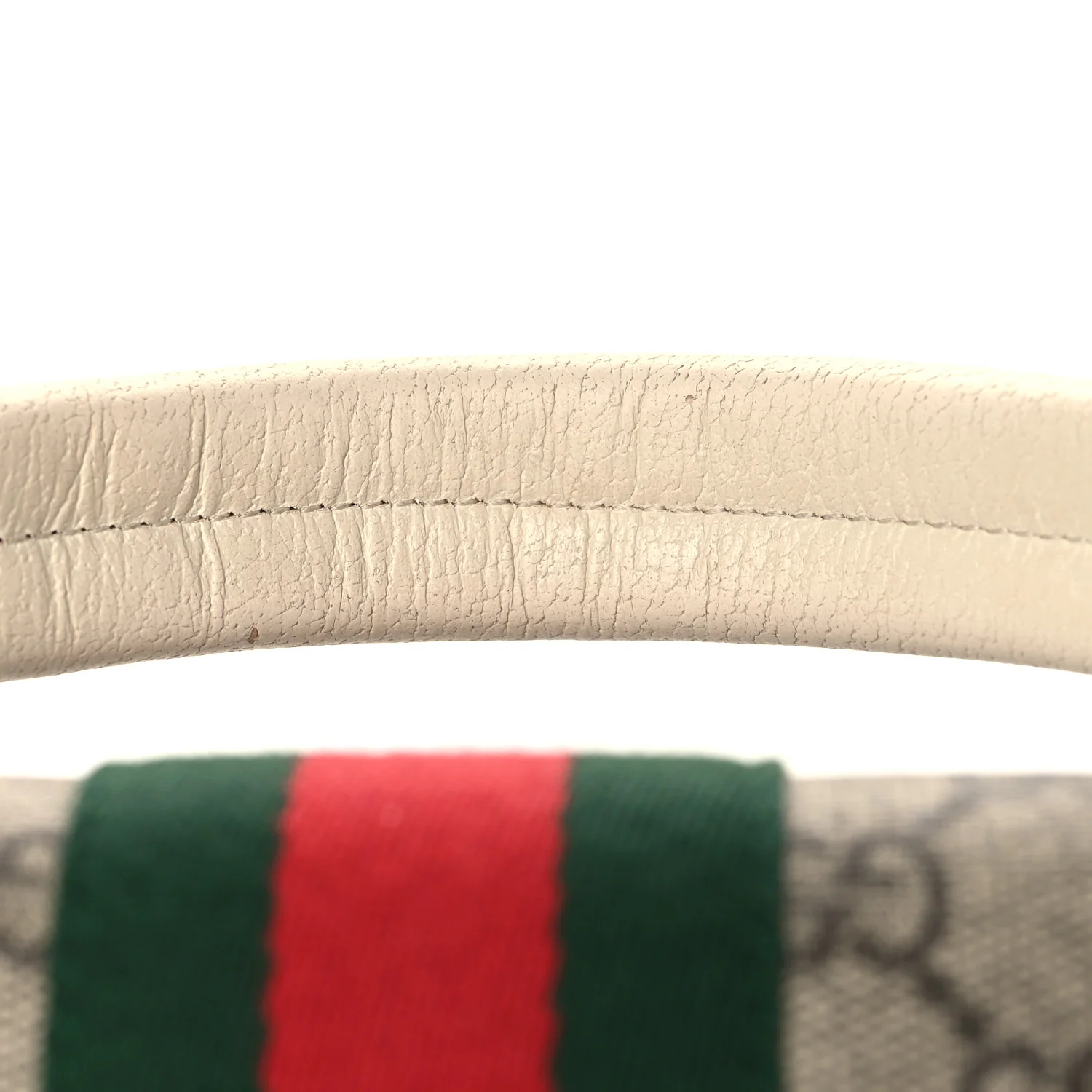 GG Supreme Monogram Small Queen Margaret Top Handle Bag White - Image 12